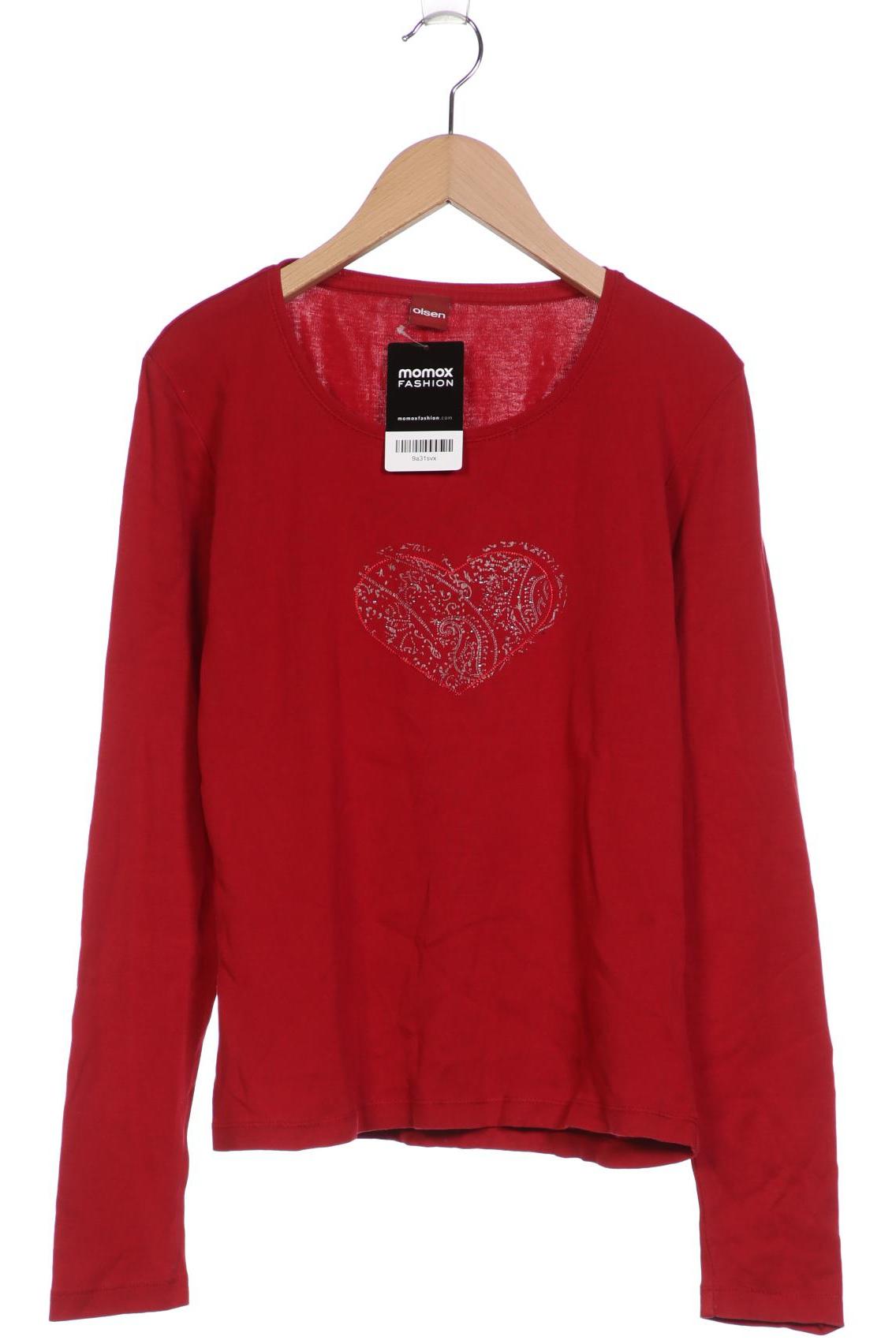

Olsen Damen Langarmshirt, rot, Gr. 36