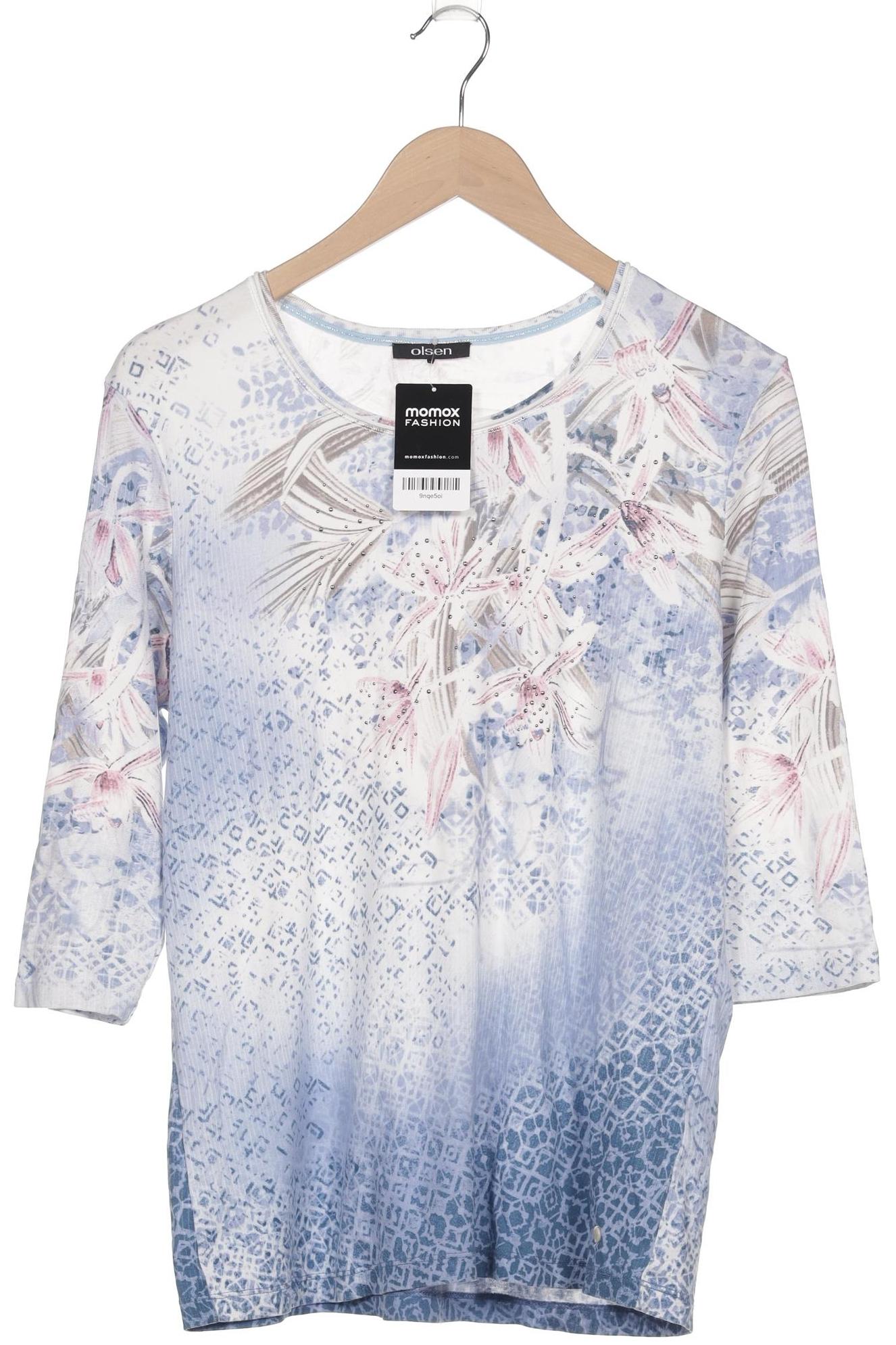 

Olsen Damen Langarmshirt, blau, Gr. 46