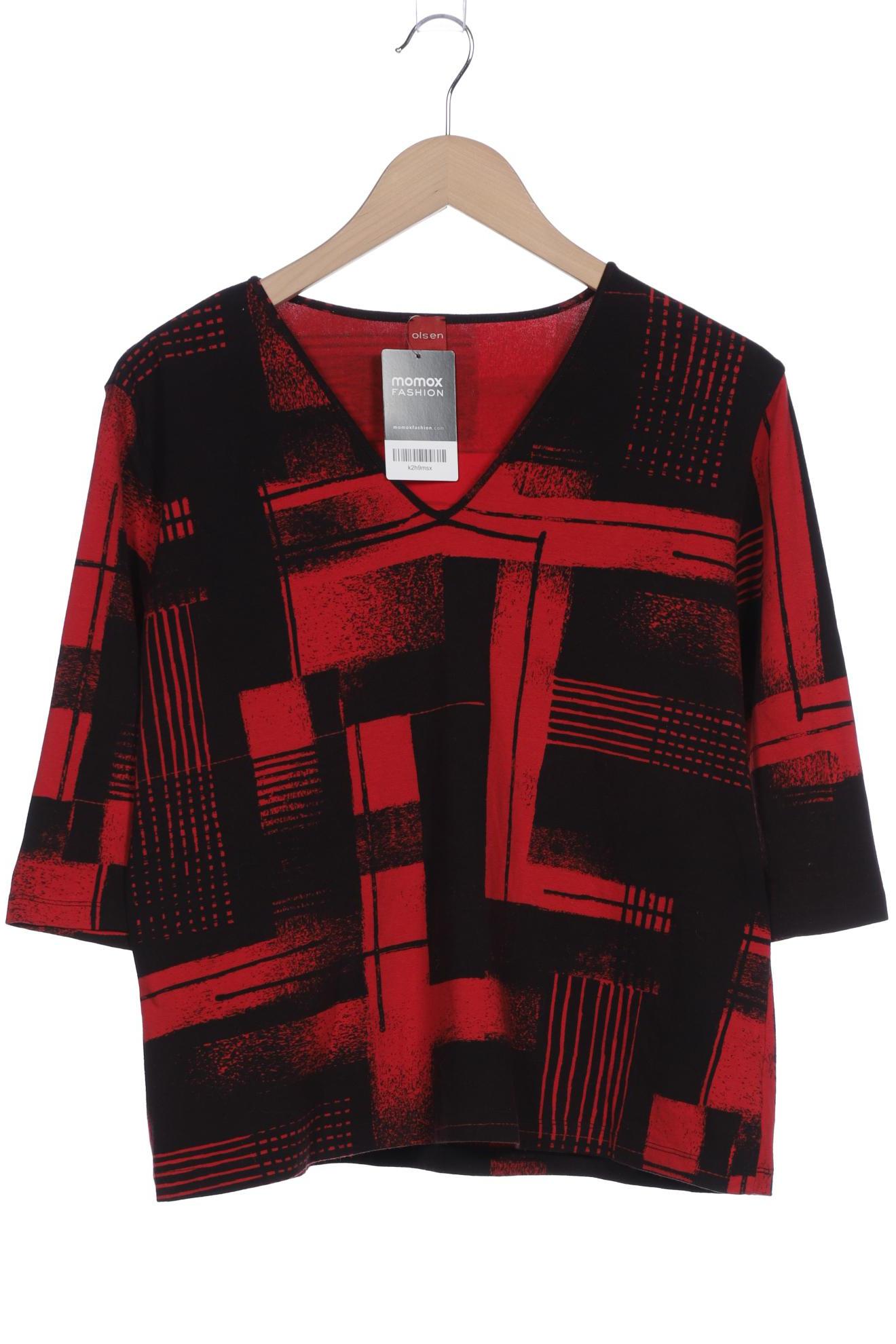 

Olsen Damen Langarmshirt, rot, Gr. 46