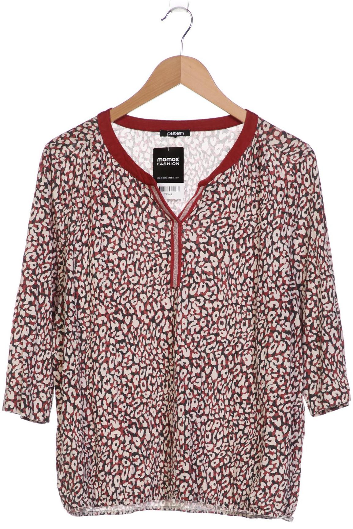 

Olsen Damen Langarmshirt, bordeaux, Gr. 46