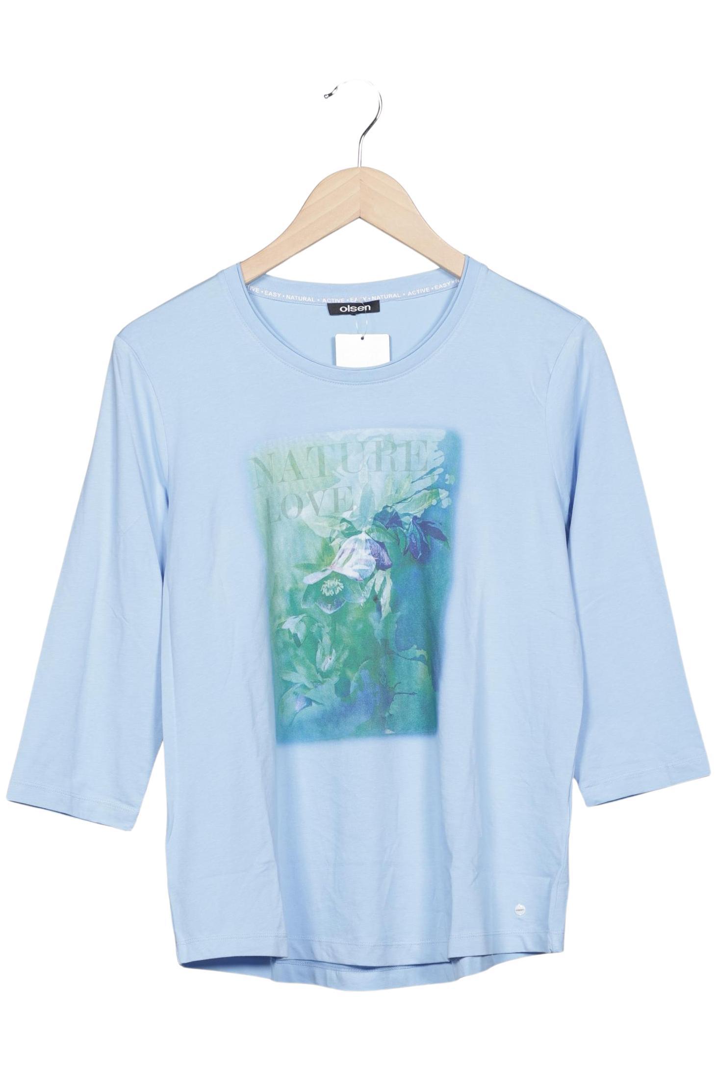 

Olsen Damen Langarmshirt, hellblau, Gr. 38