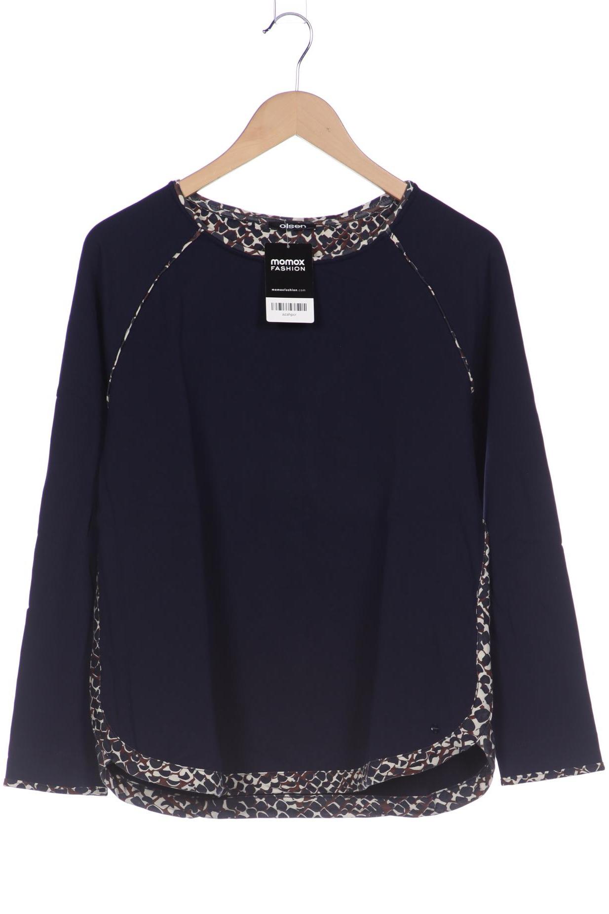 

Olsen Damen Langarmshirt, marineblau, Gr. 42