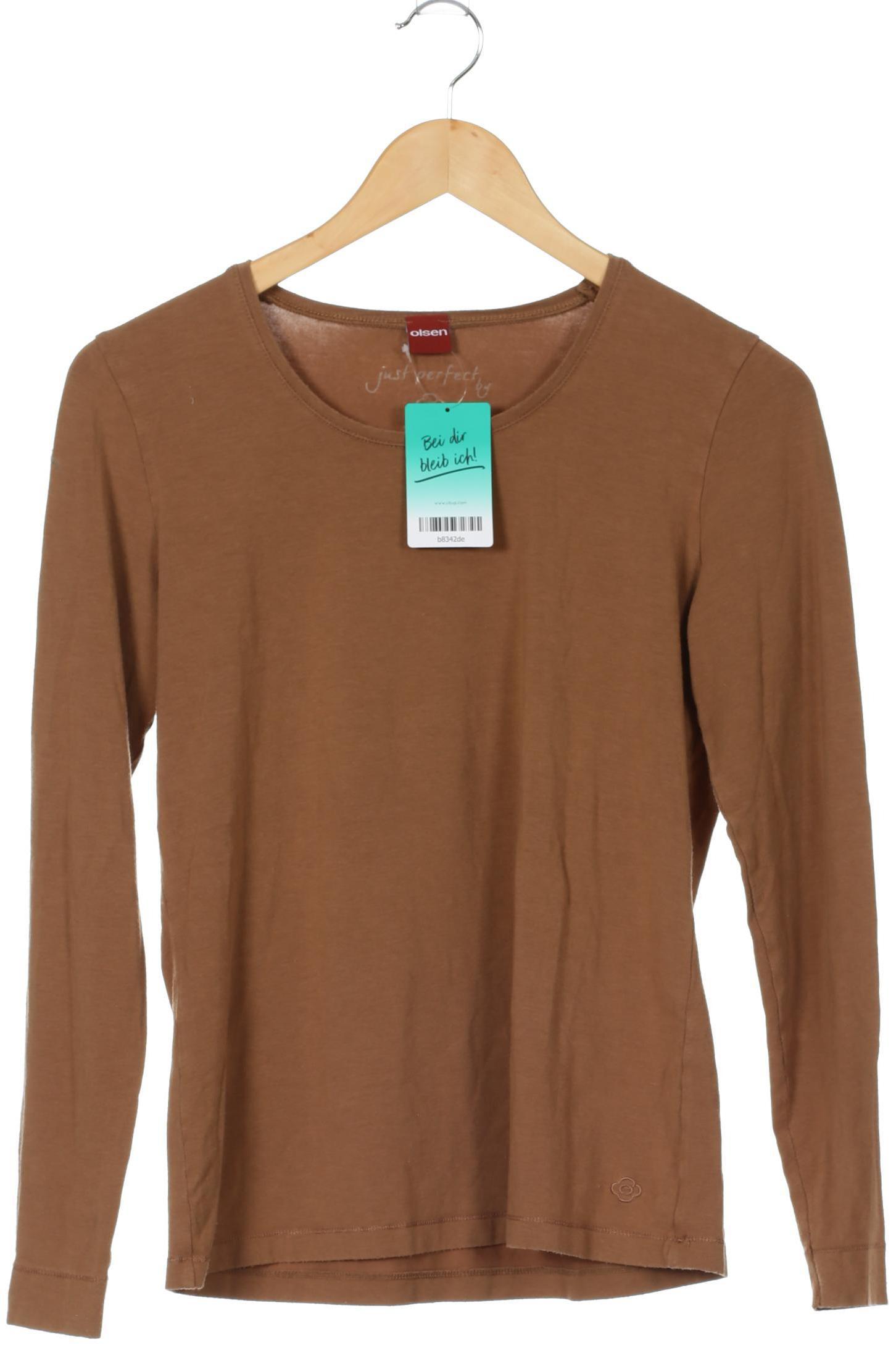 

Olsen Damen Langarmshirt, braun, Gr. 38