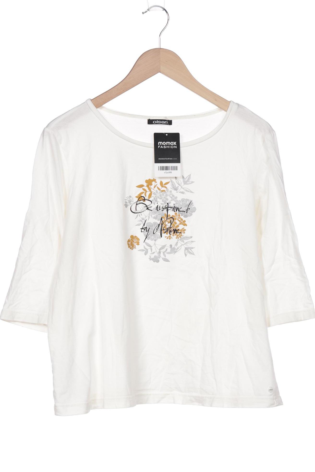 

Olsen Damen Langarmshirt, cremeweiß