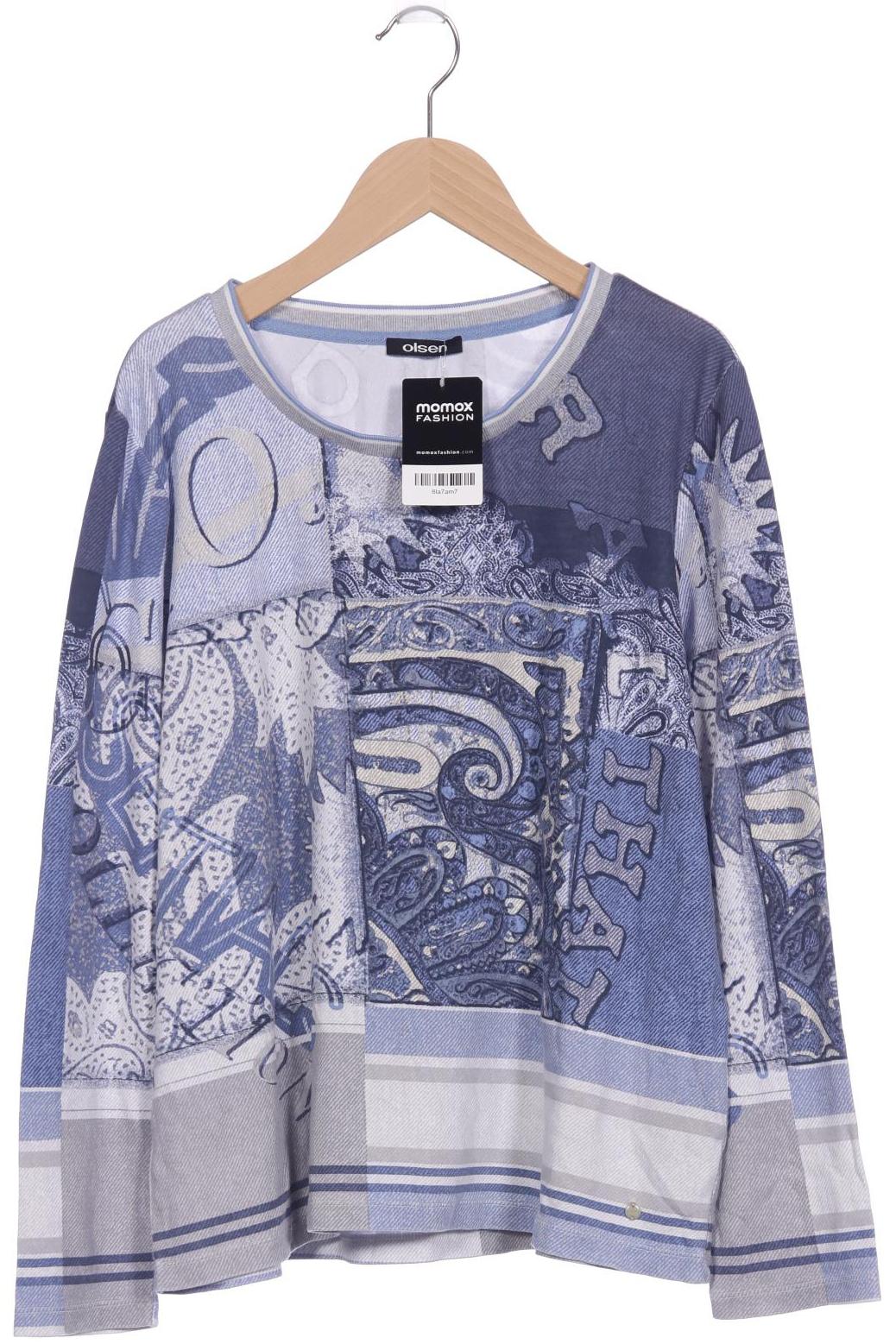 

Olsen Damen Langarmshirt, blau, Gr. 42