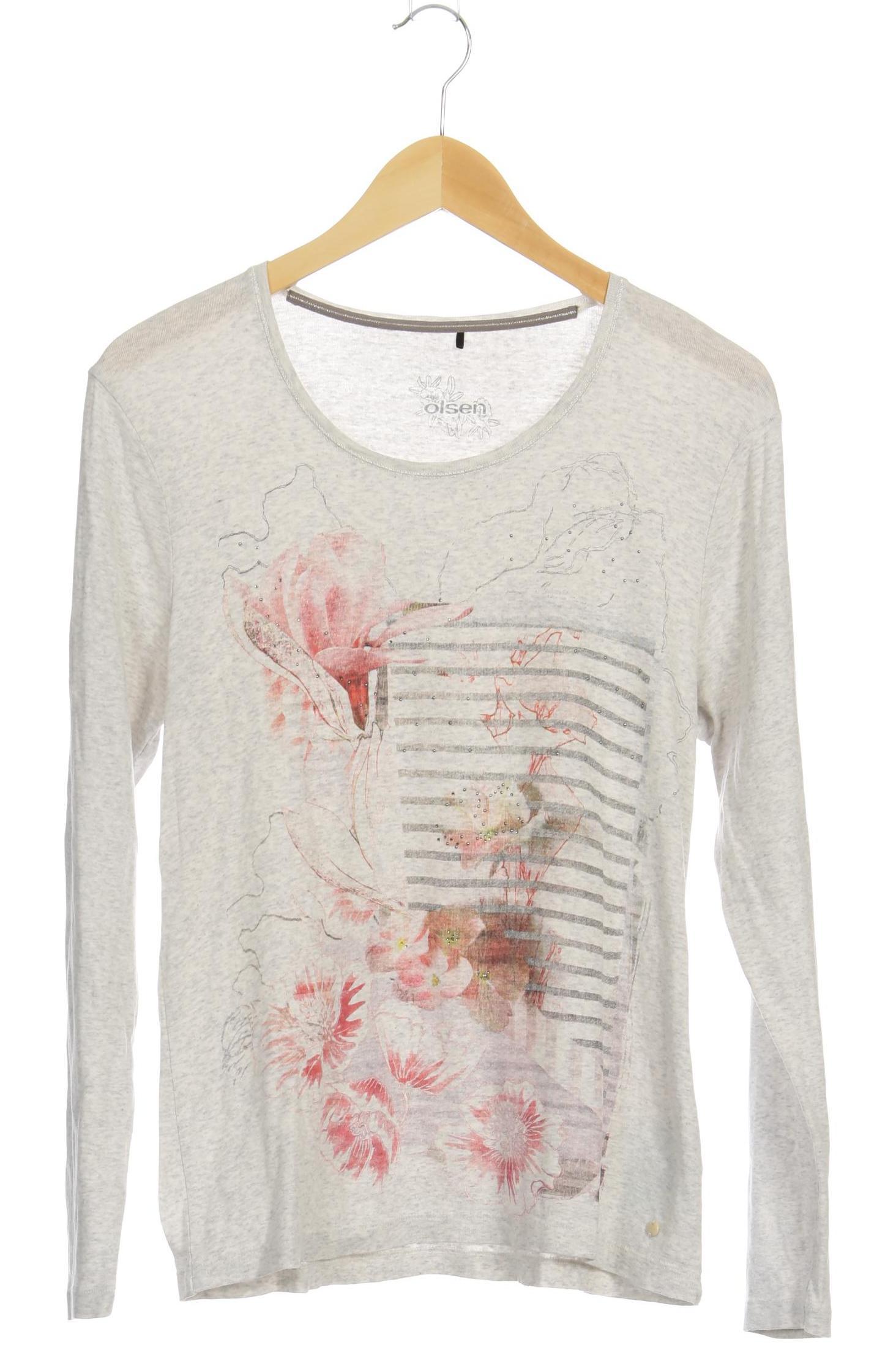 

Olsen Damen Langarmshirt, grau, Gr. 38
