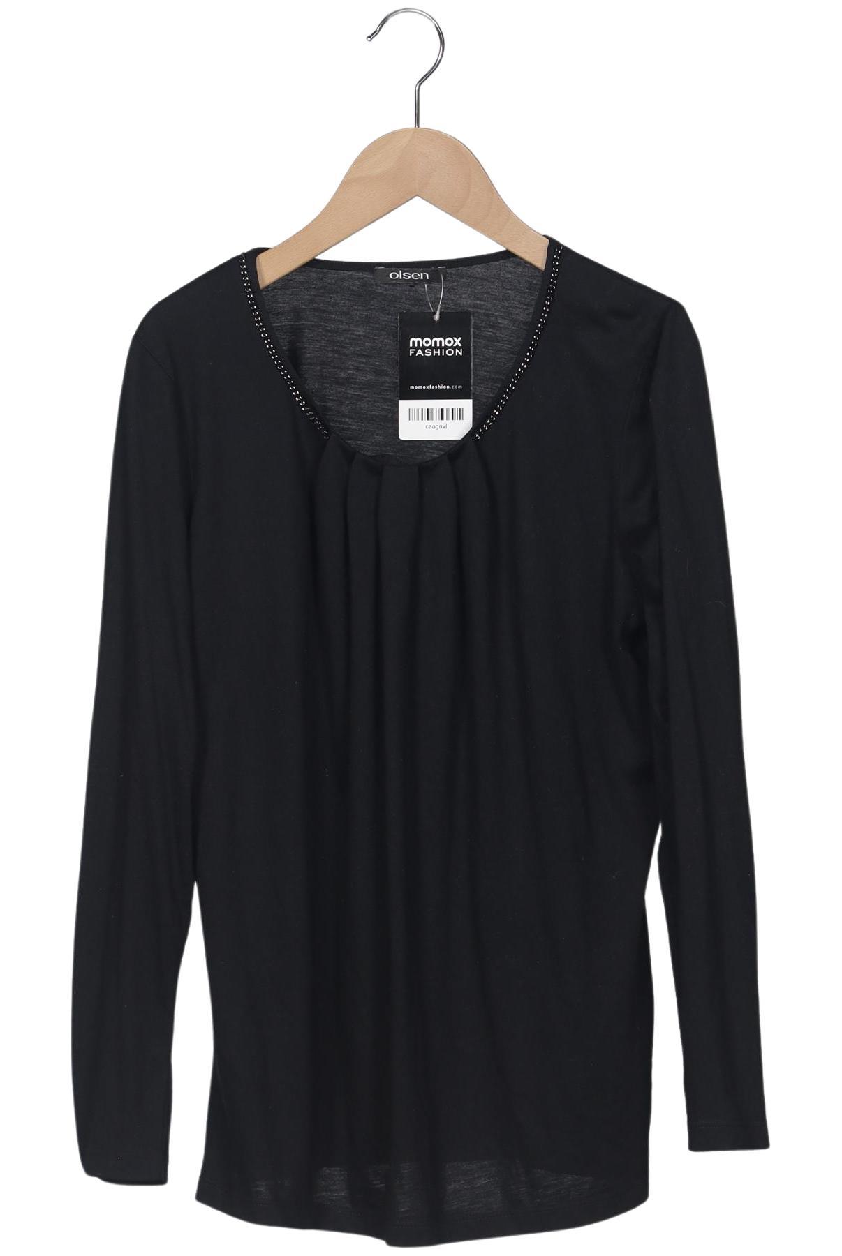

Olsen Damen Langarmshirt, schwarz, Gr. 38
