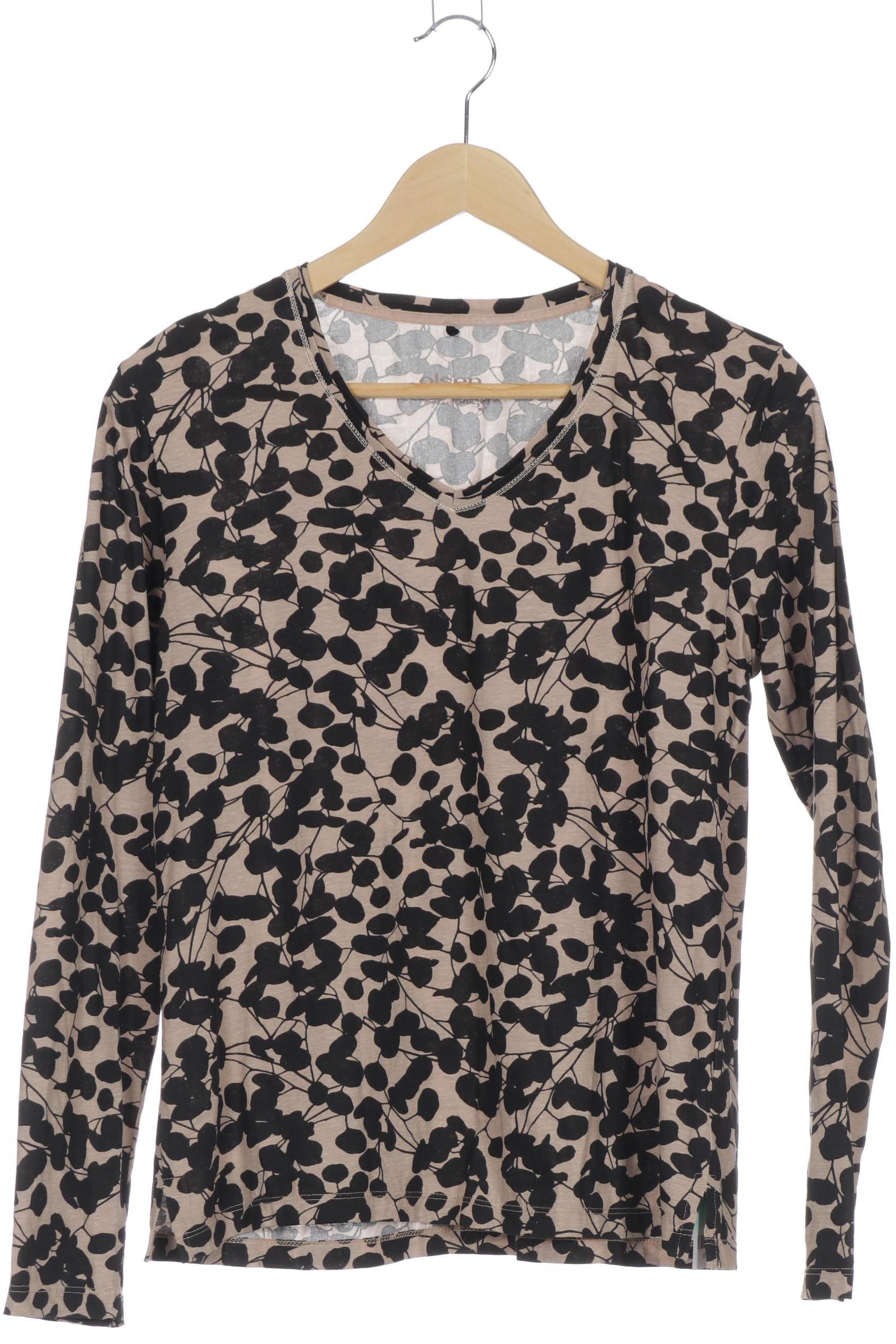 

Olsen Damen Langarmshirt, schwarz, Gr.