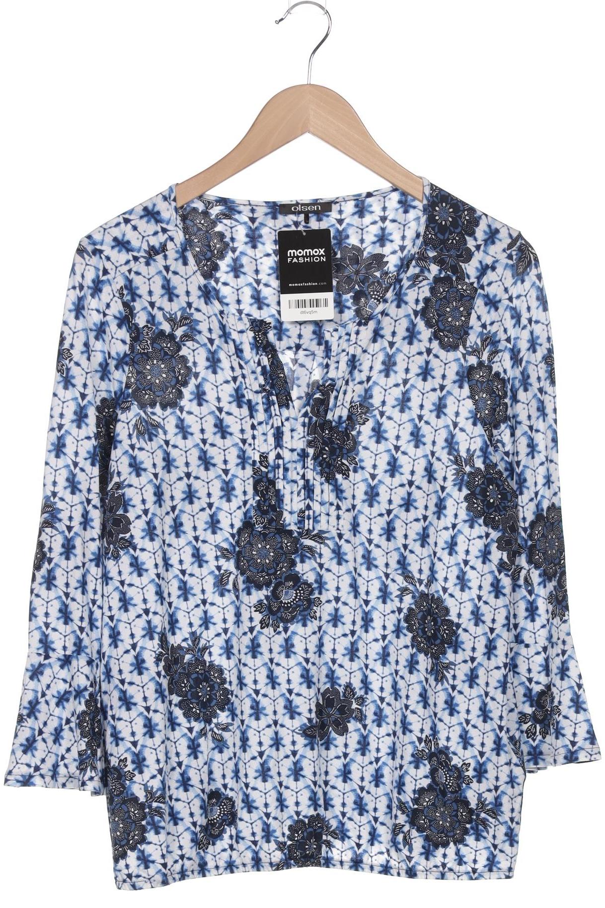 

Olsen Damen Langarmshirt, blau, Gr. 40