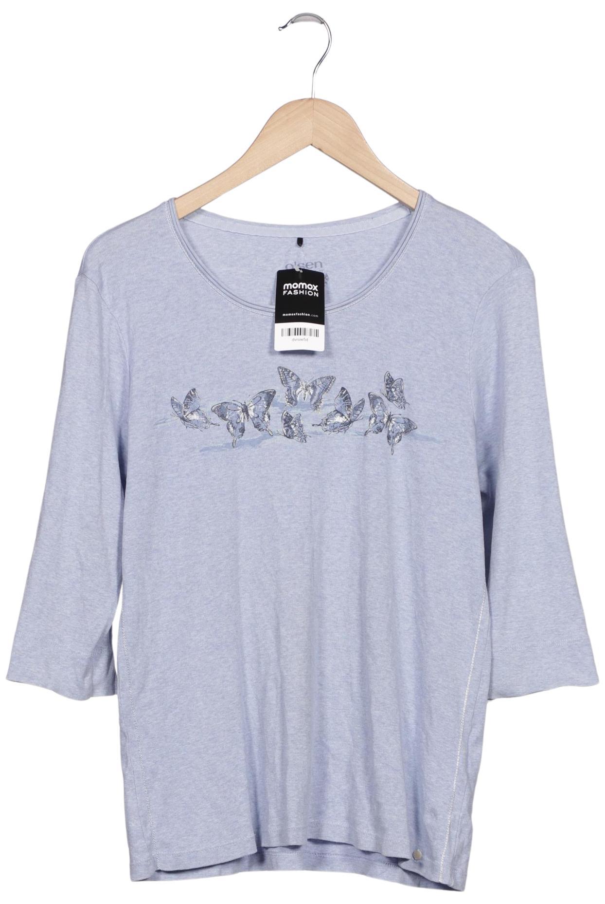 

Olsen Damen Langarmshirt, blau, Gr. 42