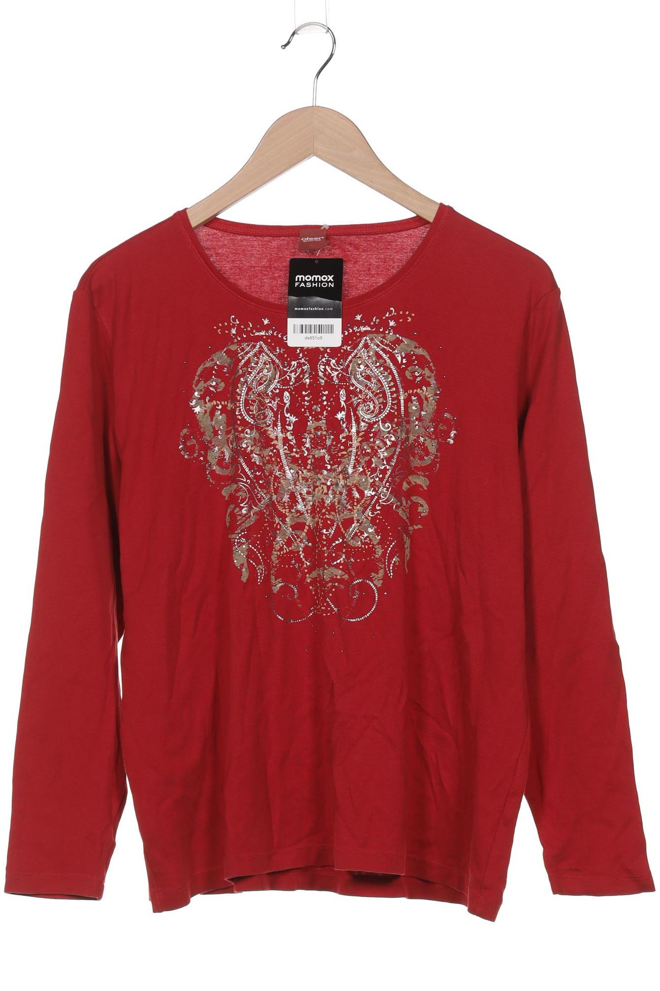 

Olsen Damen Langarmshirt, rot, Gr. 46