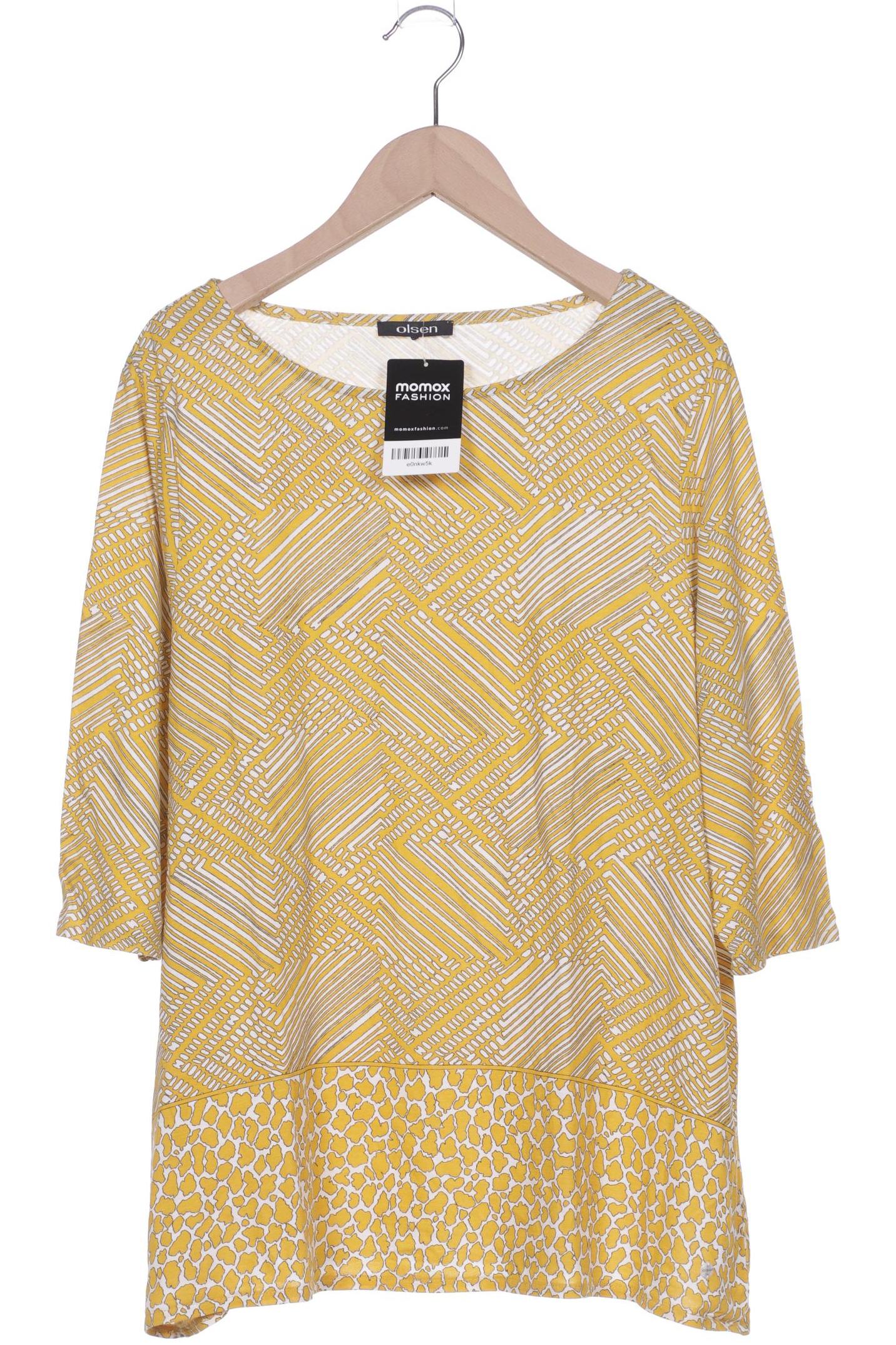 

Olsen Damen Langarmshirt, gelb, Gr. 44
