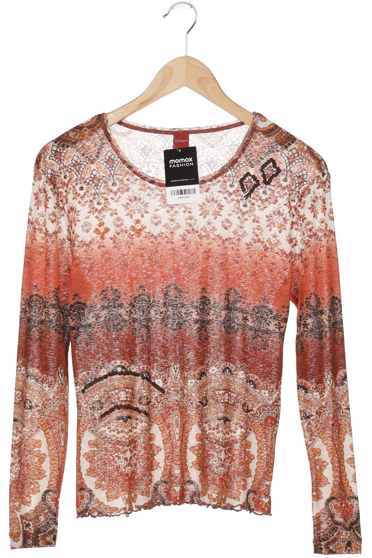 

Olsen Damen Langarmshirt, orange, Gr. 40