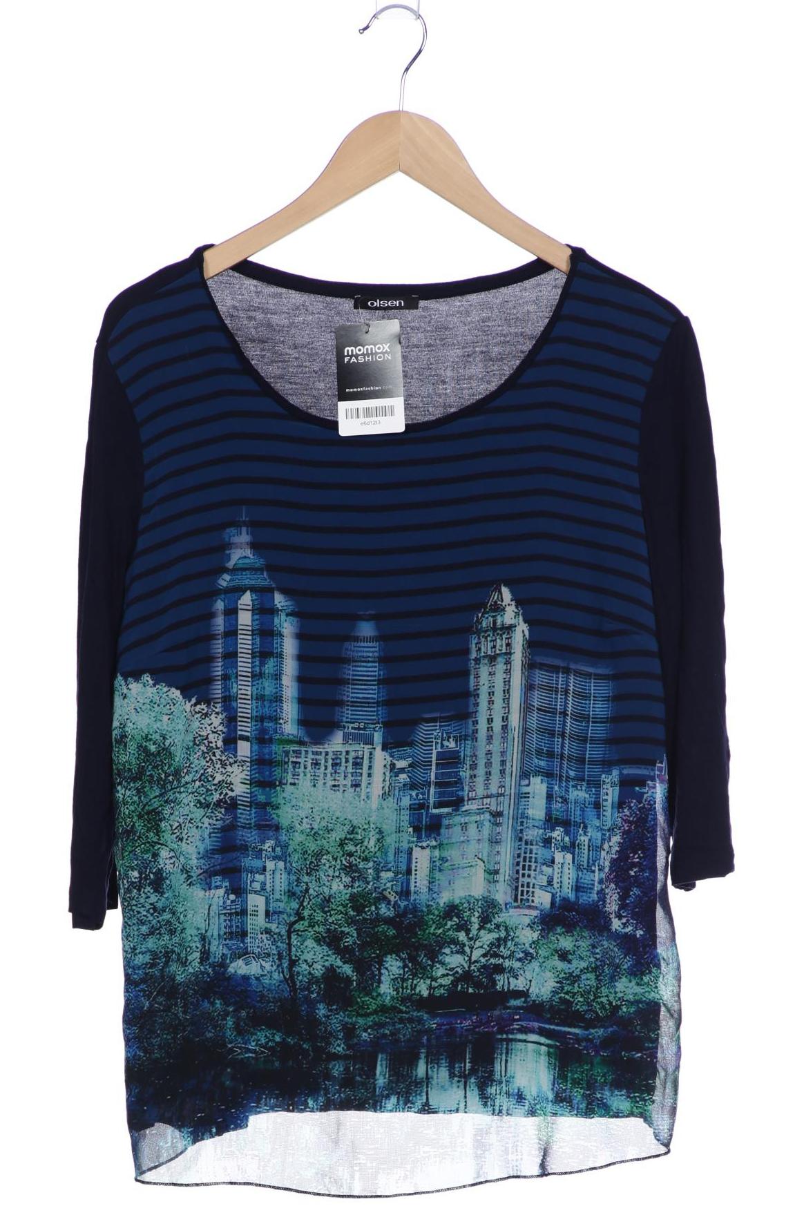 

Olsen Damen Langarmshirt, marineblau, Gr. 44