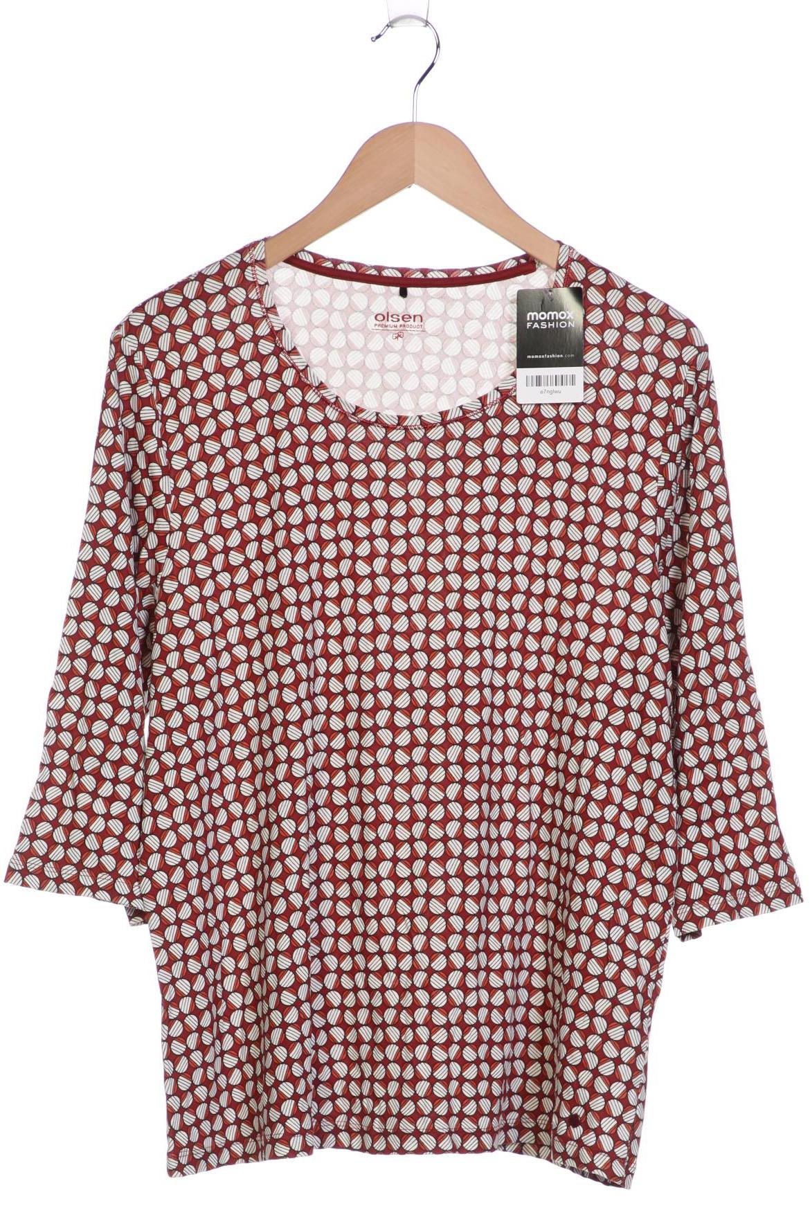 

Olsen Damen Langarmshirt, bordeaux, Gr. 48