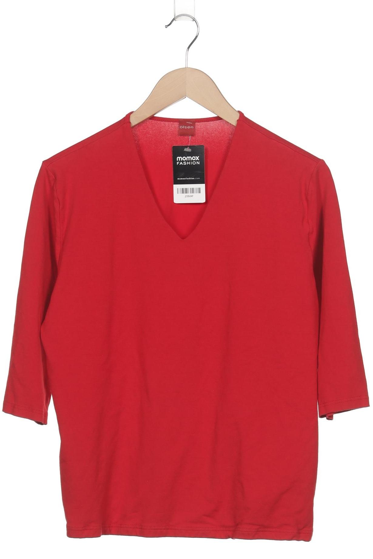 

Olsen Damen Langarmshirt, rot, Gr. 48