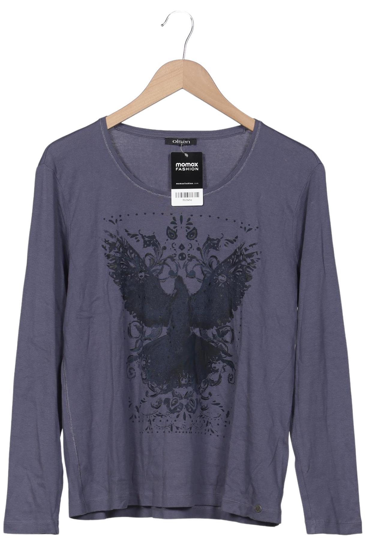 

Olsen Damen Langarmshirt, blau, Gr. 46