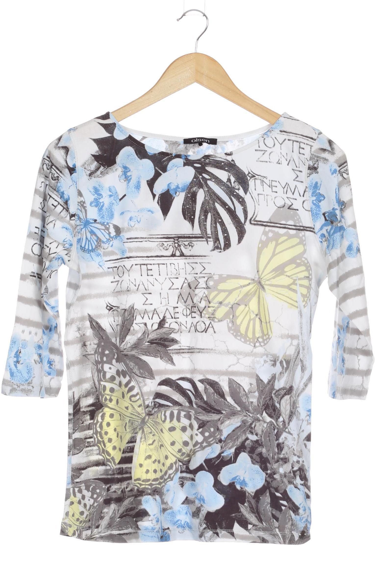 

Olsen Damen Langarmshirt, grau, Gr. 42