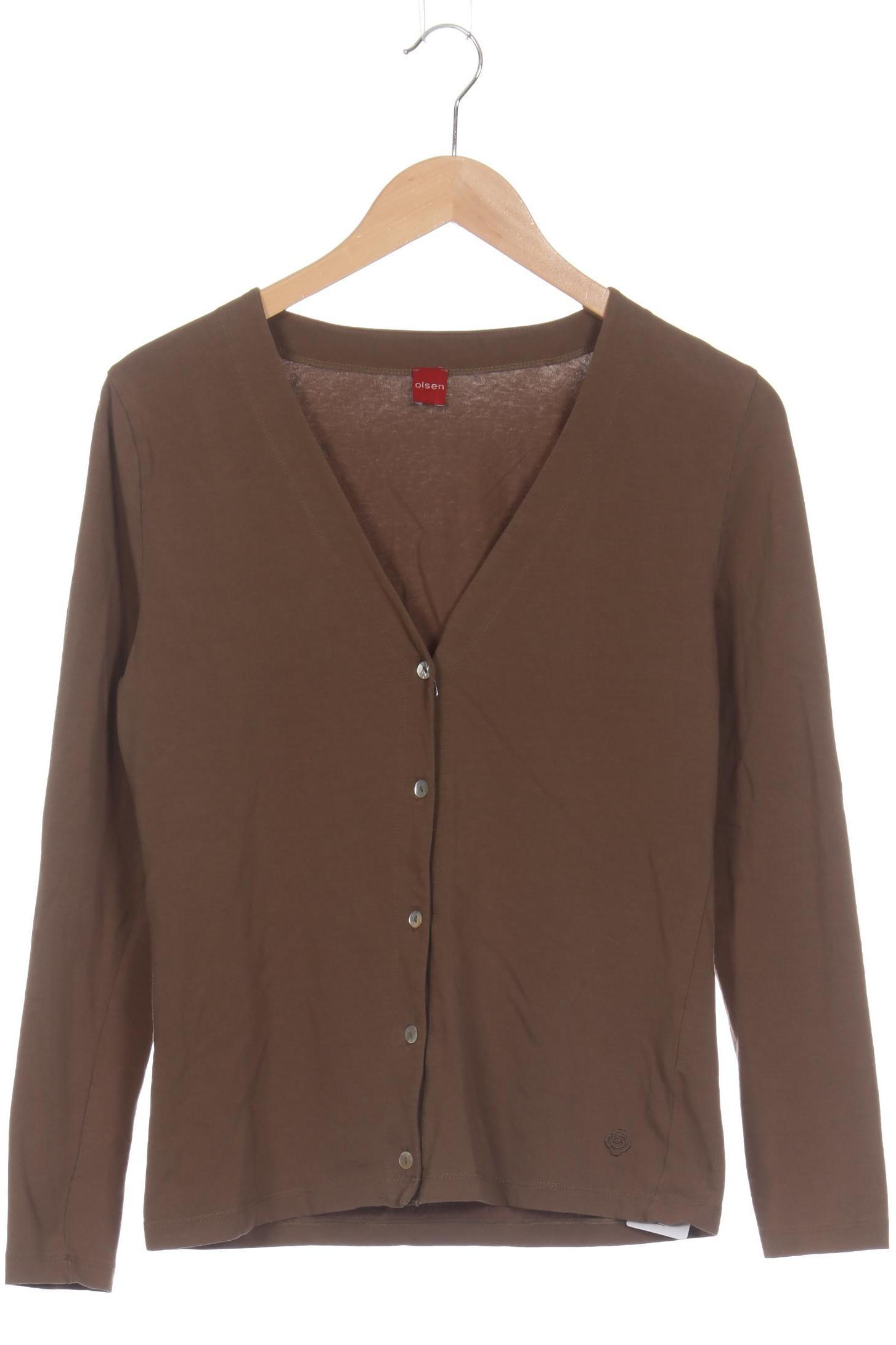 

Olsen Damen Strickjacke, braun, Gr. 40