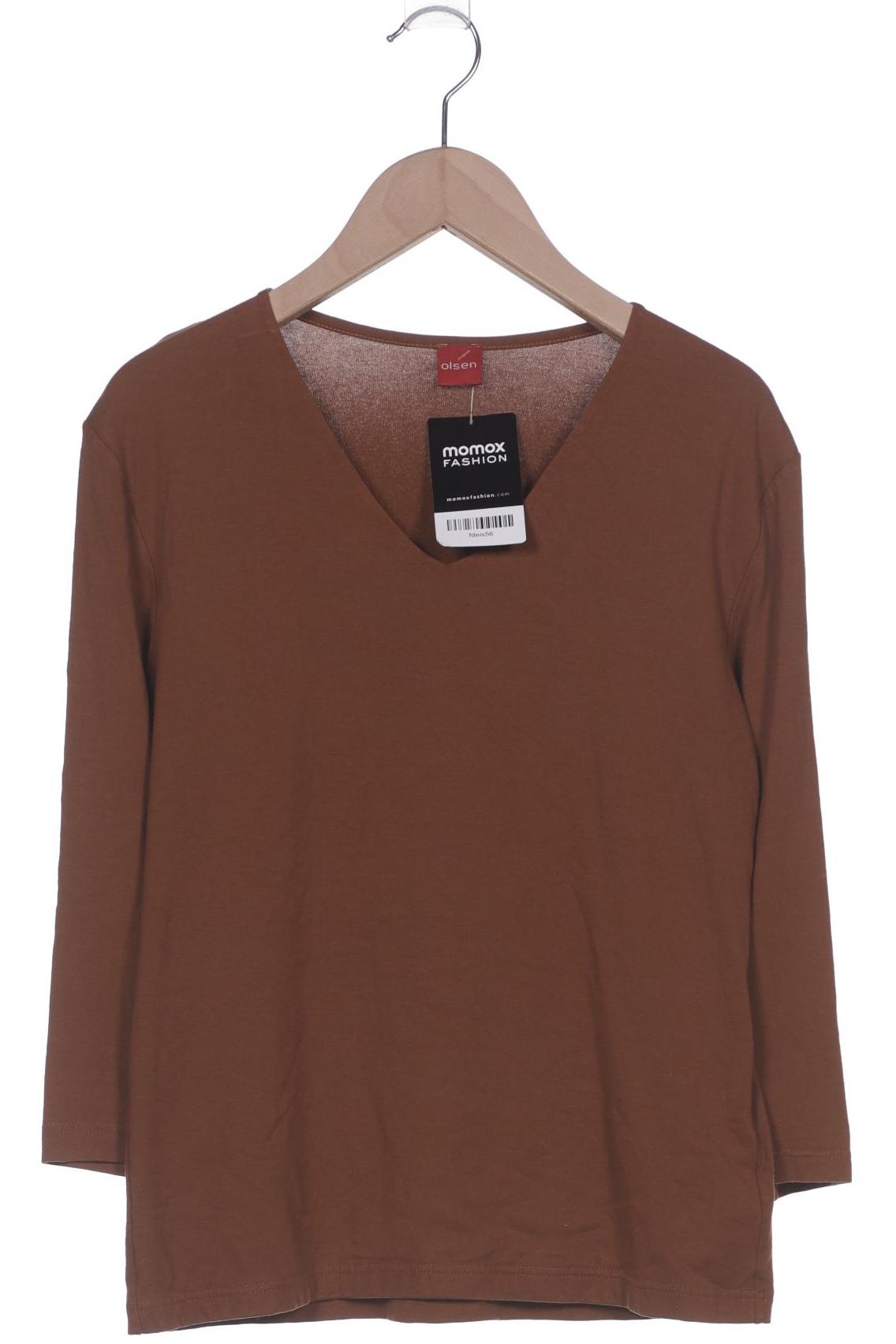 

Olsen Damen Langarmshirt, braun, Gr. 38
