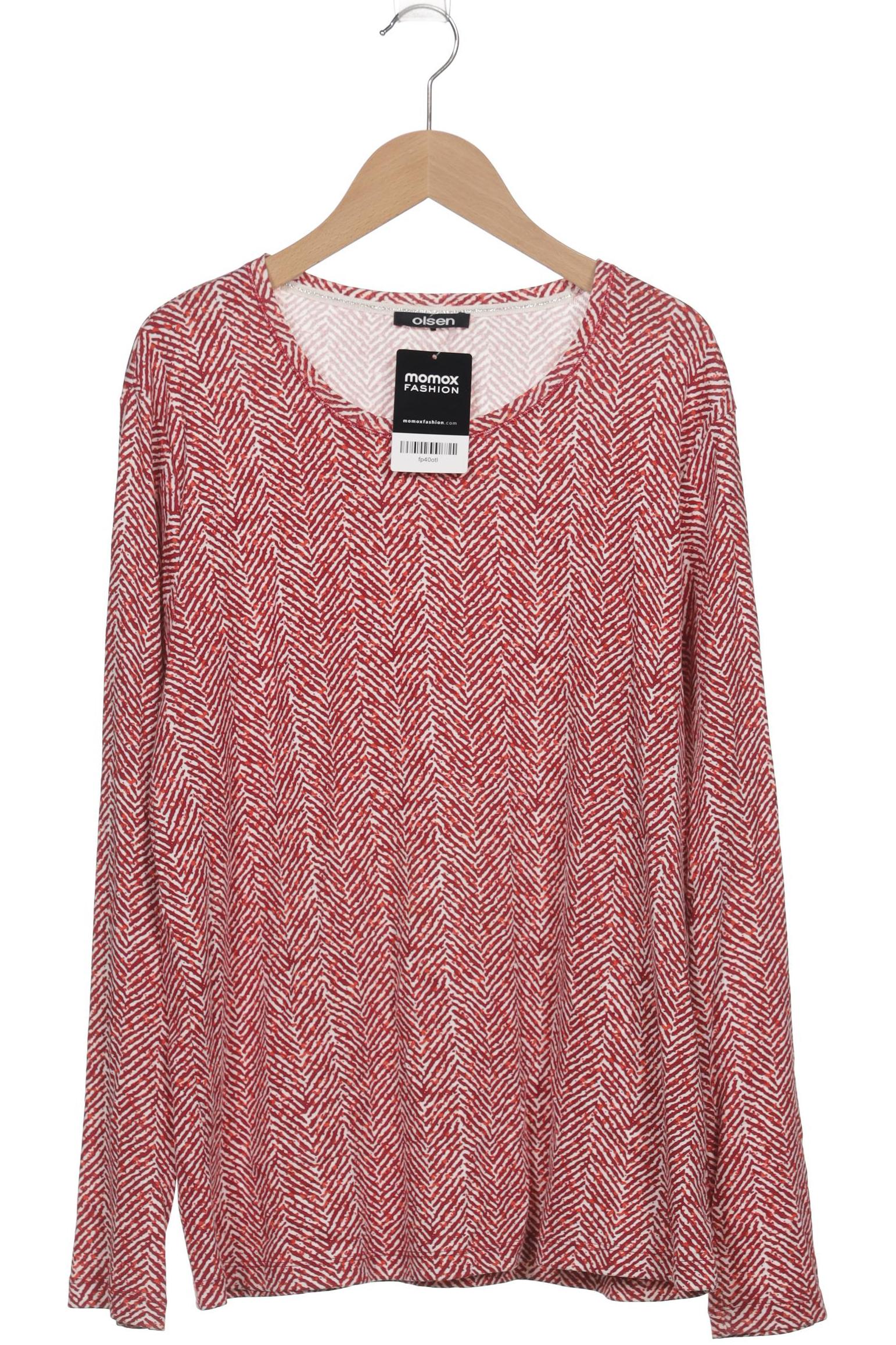 

Olsen Damen Langarmshirt, bordeaux, Gr. 44