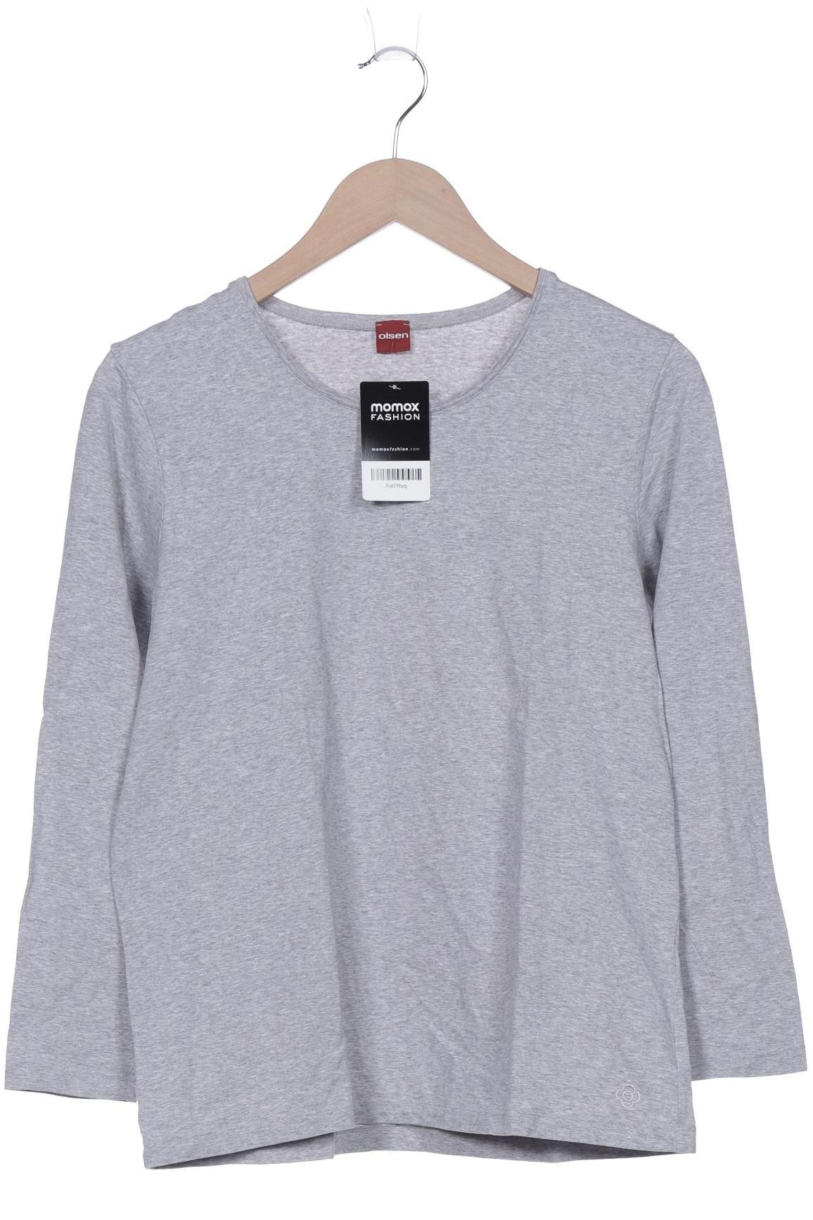 

Olsen Damen Langarmshirt, grau, Gr. 44