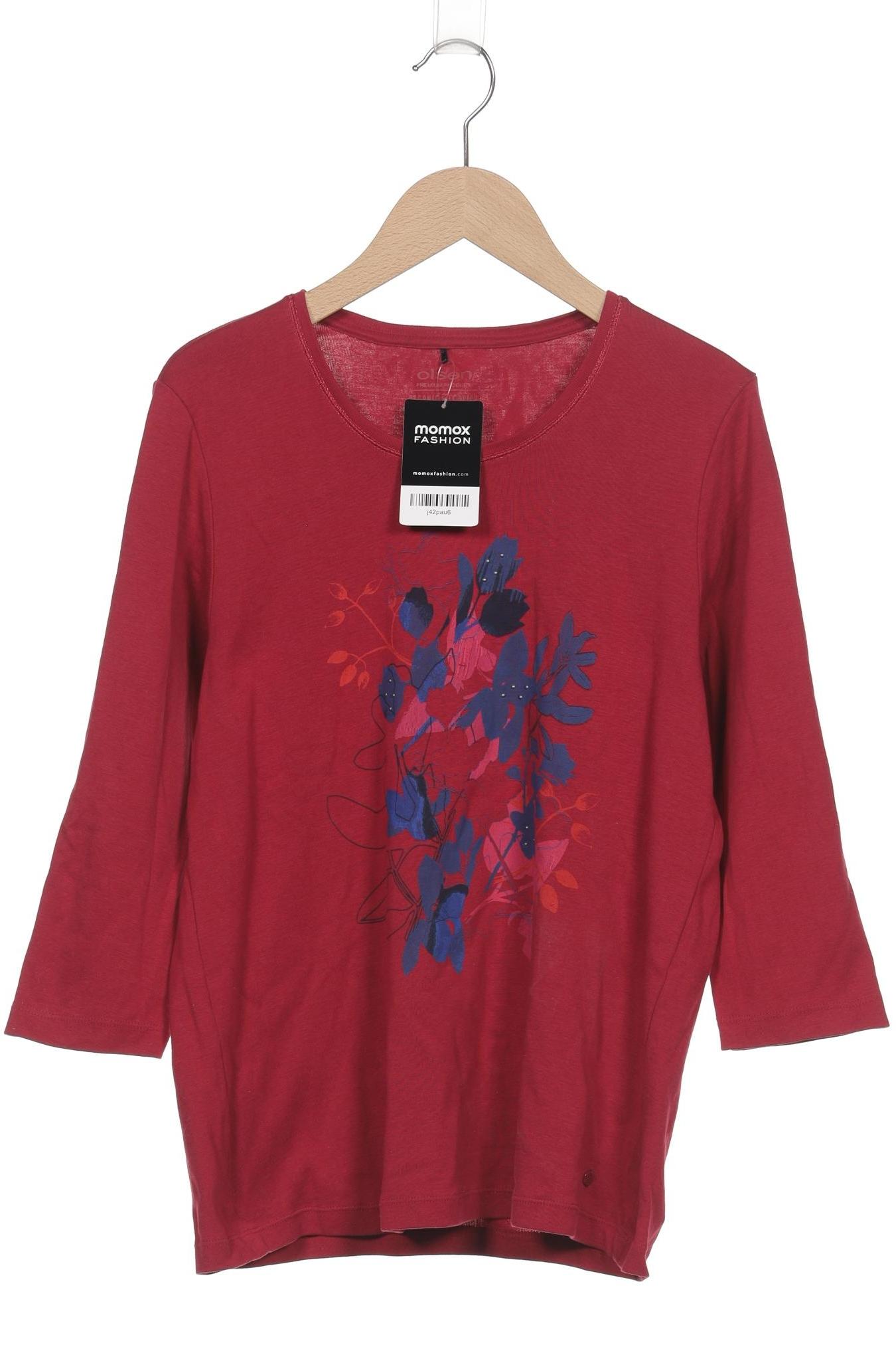 

Olsen Damen Langarmshirt, bordeaux, Gr. 40