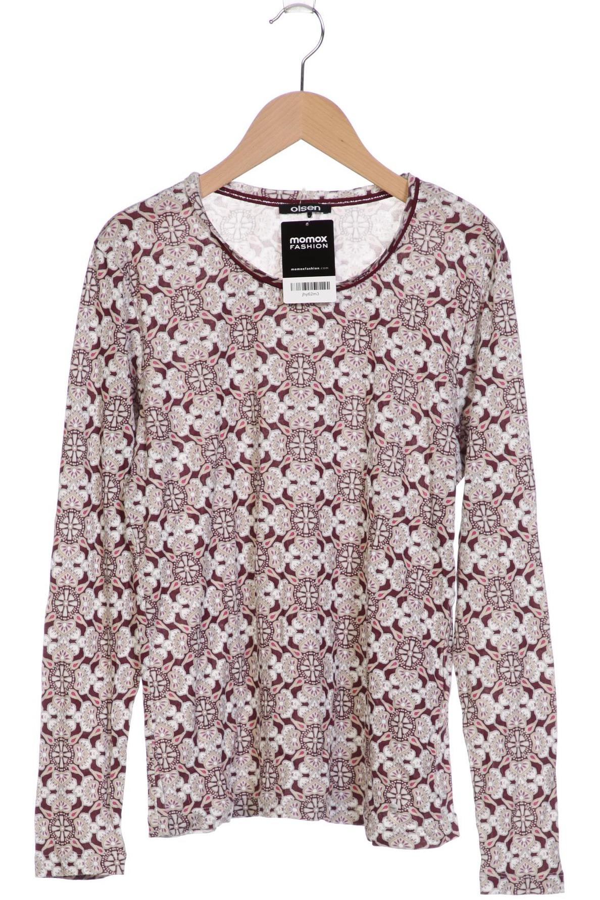 

Olsen Damen Langarmshirt, bordeaux, Gr. 40