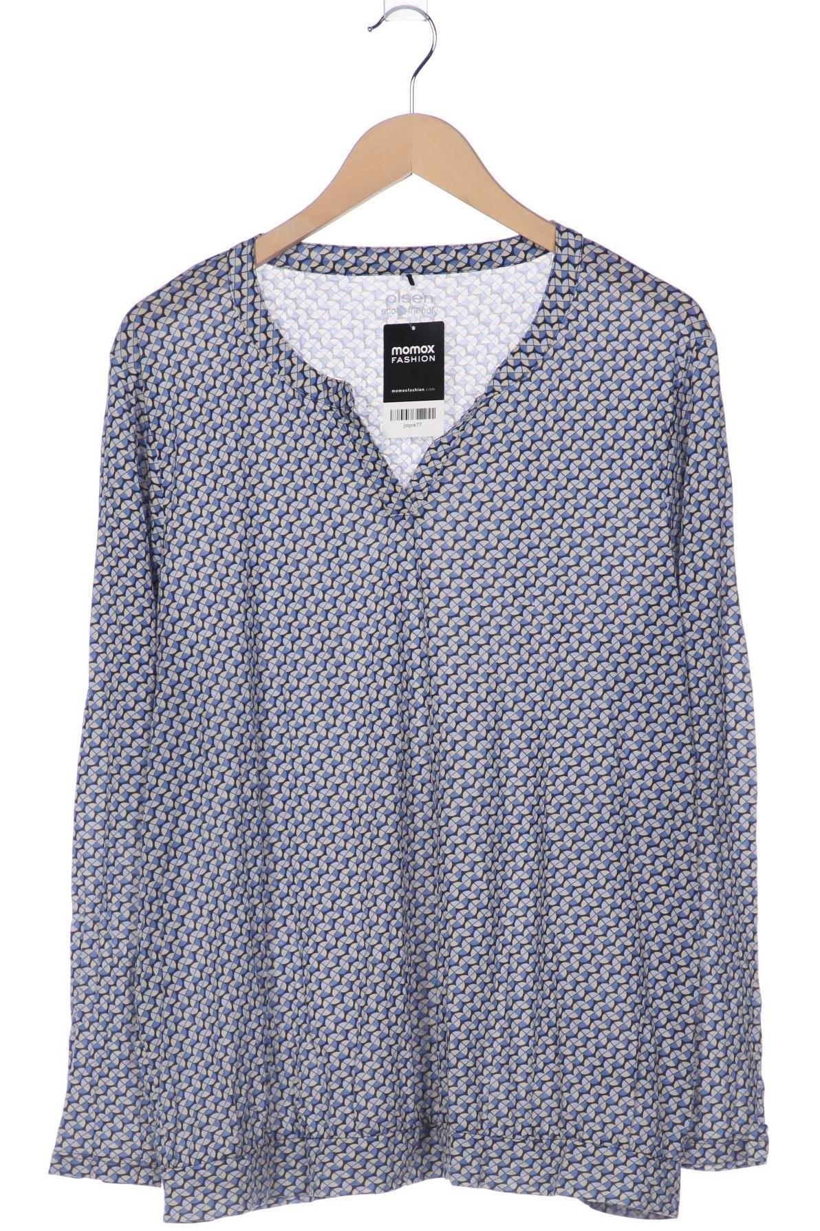 

Olsen Damen Langarmshirt, blau, Gr. 48