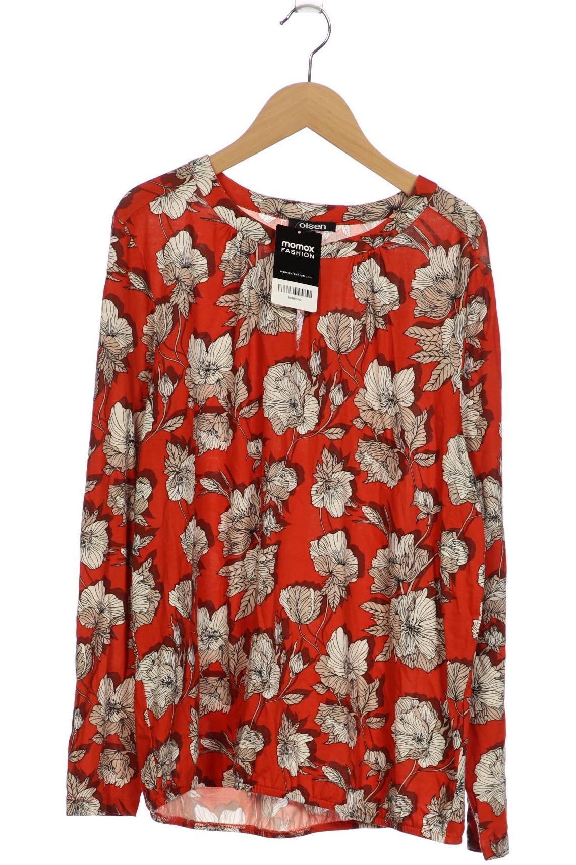 

Olsen Damen Langarmshirt, orange, Gr. 42