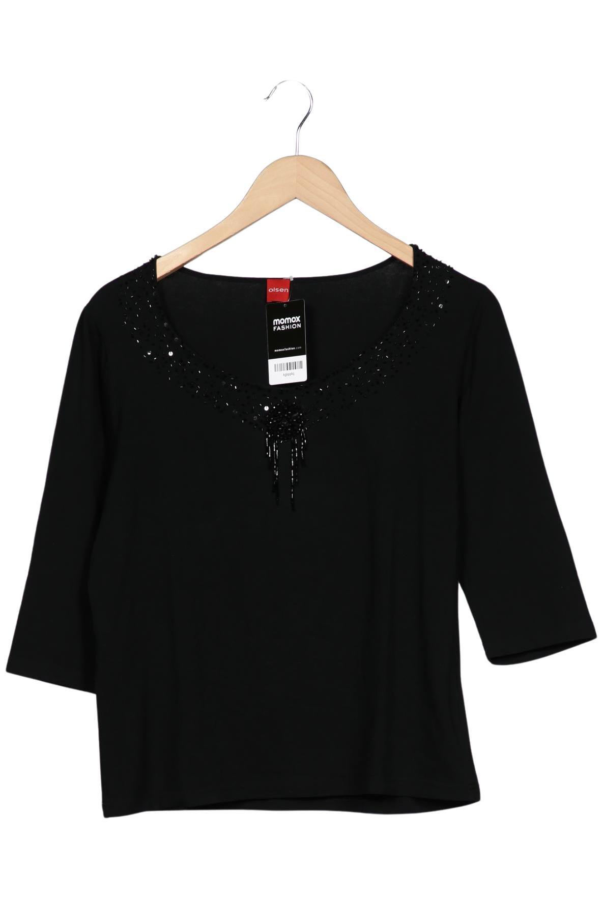 

Olsen Damen Langarmshirt, schwarz, Gr. 42