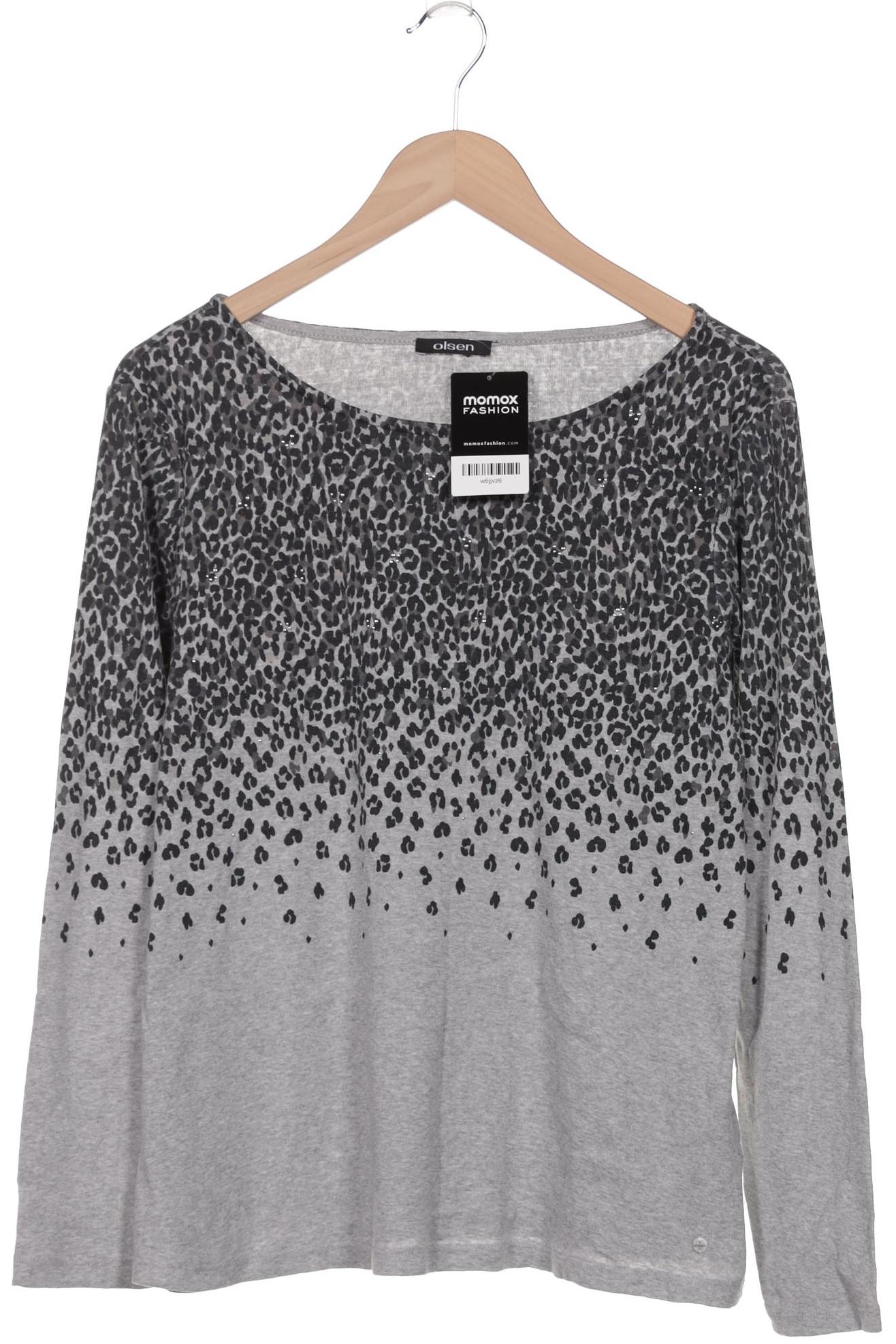 

Olsen Damen Langarmshirt, grau, Gr. 44