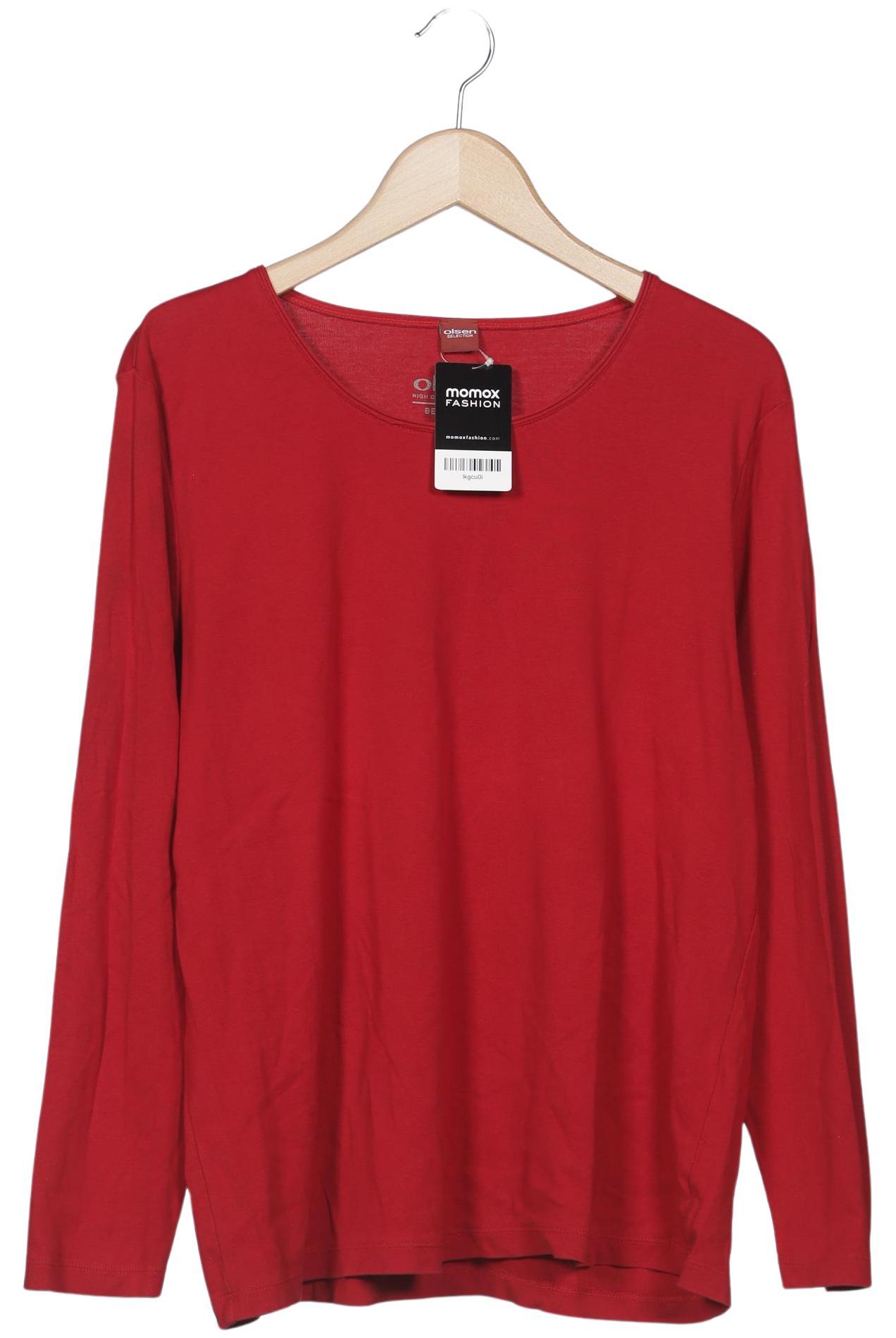 

Olsen Damen Langarmshirt, rot, Gr. 46