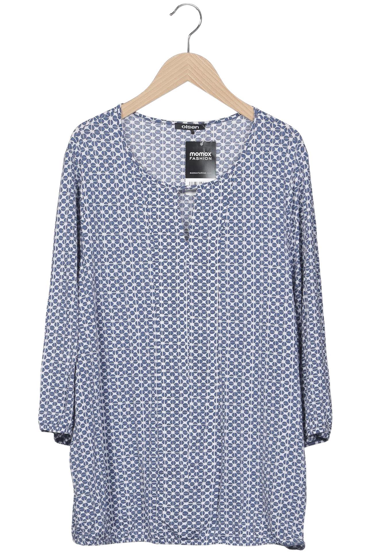 

Olsen Damen Langarmshirt, blau, Gr. 48