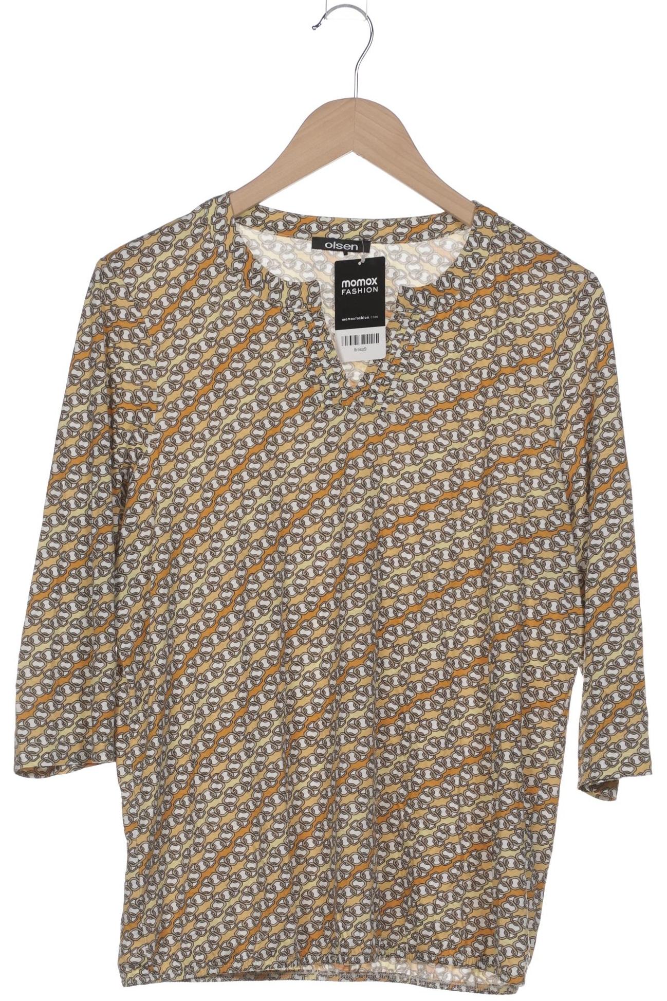 

Olsen Damen Langarmshirt, gelb, Gr. 42
