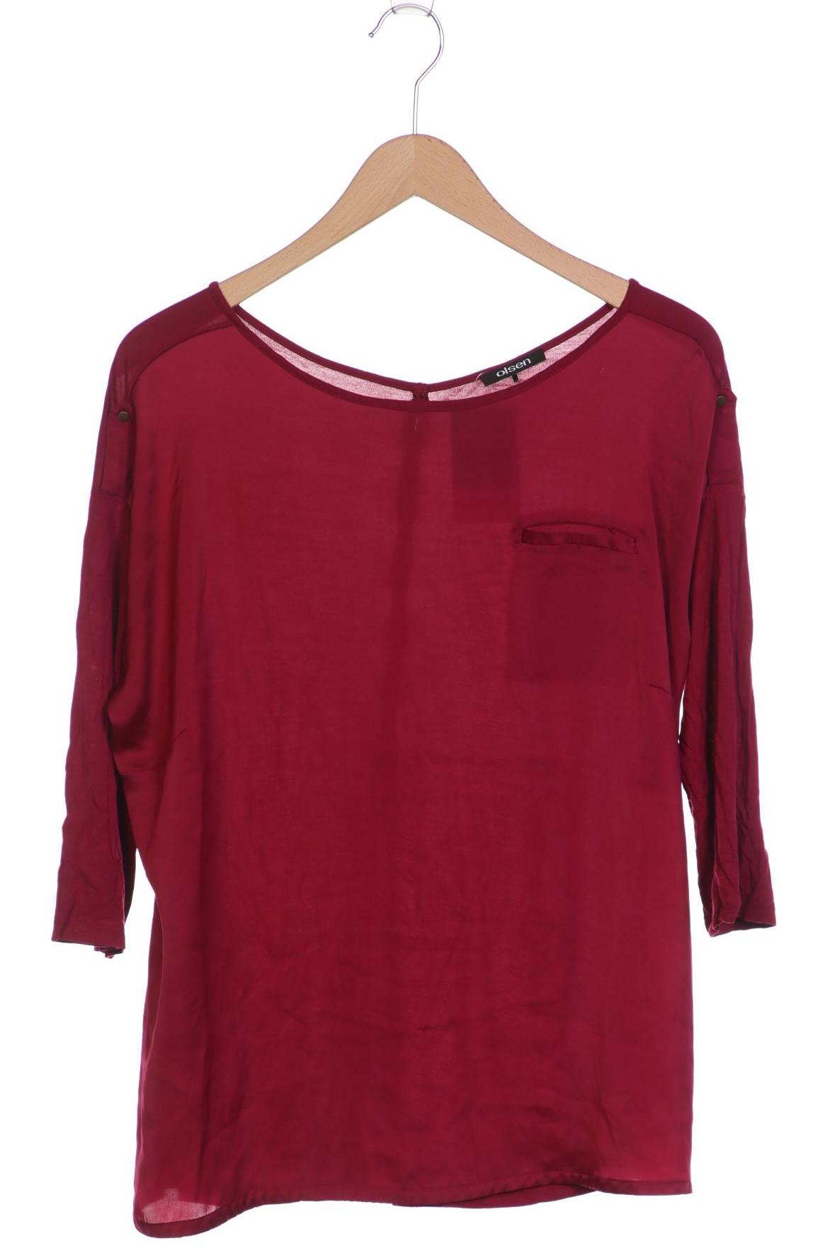 

Olsen Damen Langarmshirt, bordeaux, Gr. 42