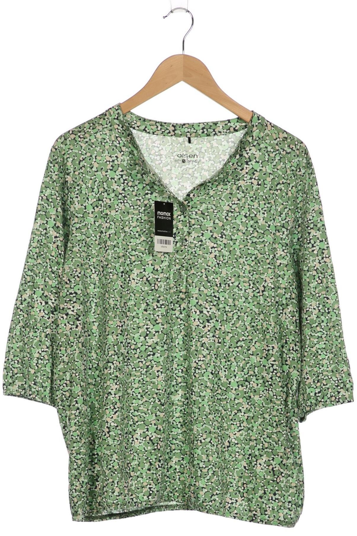 

Olsen Damen Langarmshirt, grün, Gr. 48