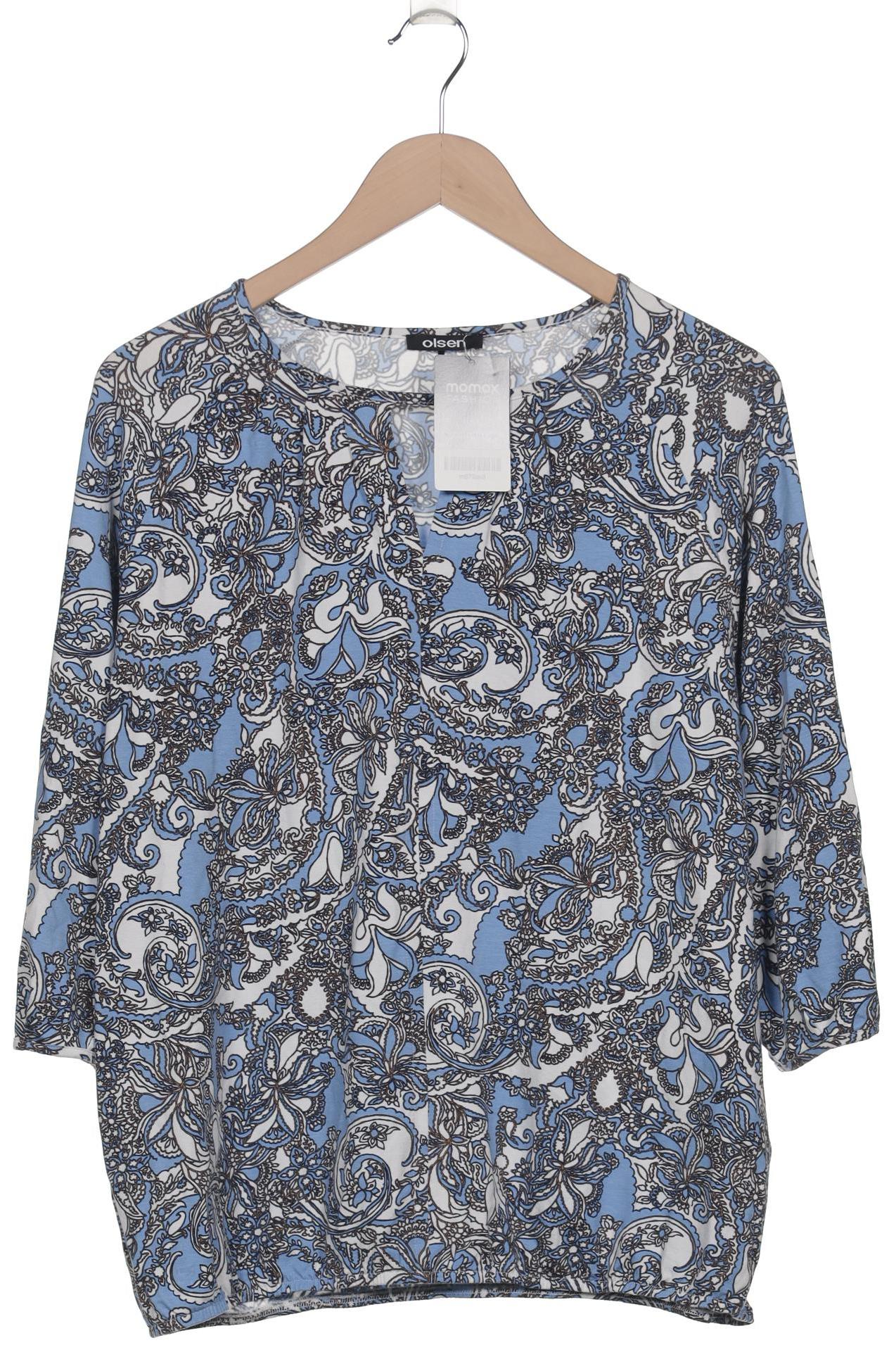 

Olsen Damen Langarmshirt, blau, Gr. 42