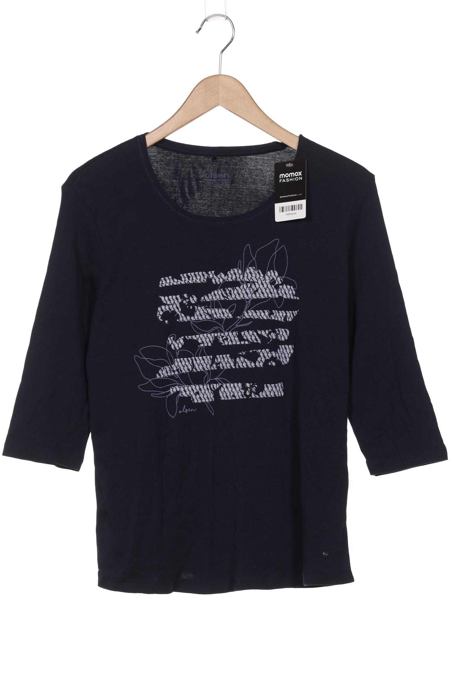 

Olsen Damen Langarmshirt, marineblau, Gr. 42