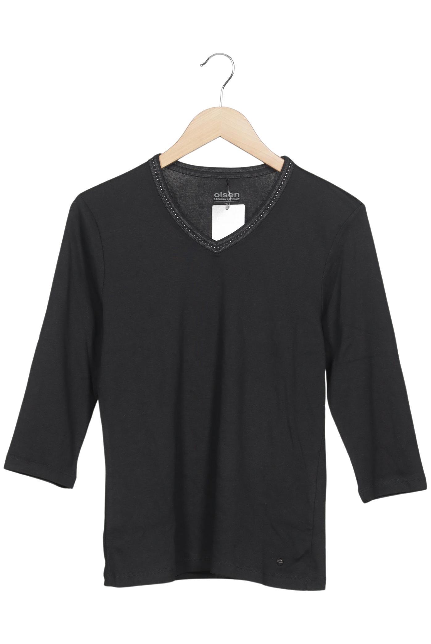 

Olsen Damen Langarmshirt, schwarz, Gr. 38