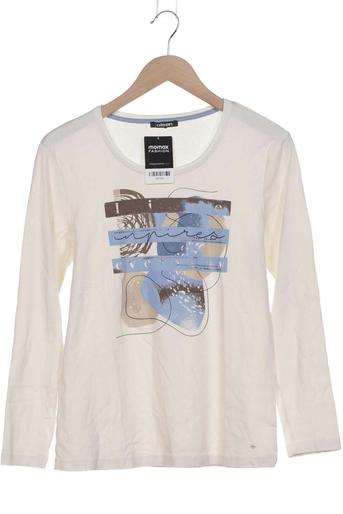 

Olsen Damen Langarmshirt, cremeweiß, Gr. 42
