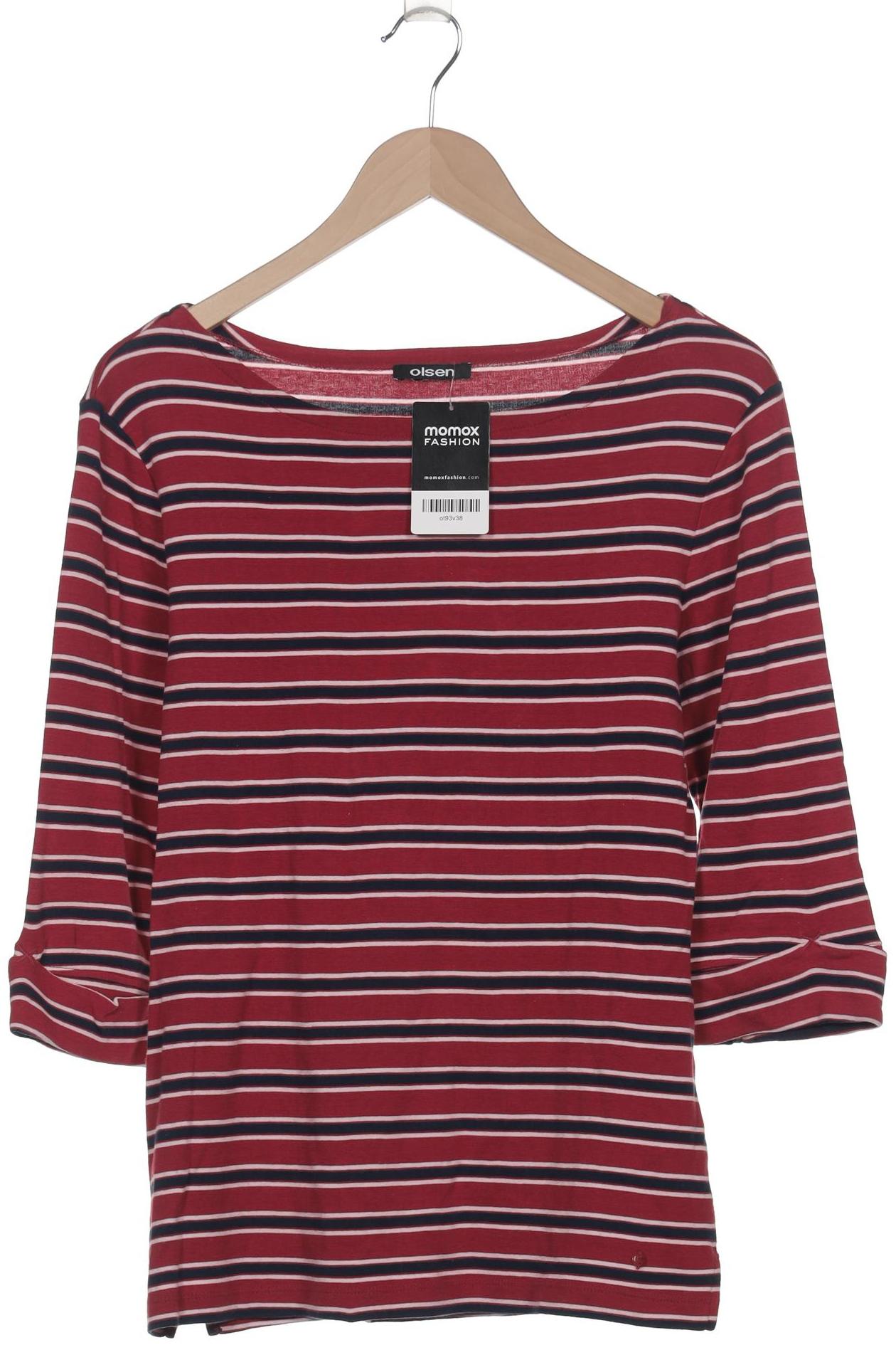 

Olsen Damen Langarmshirt, bordeaux, Gr. 36