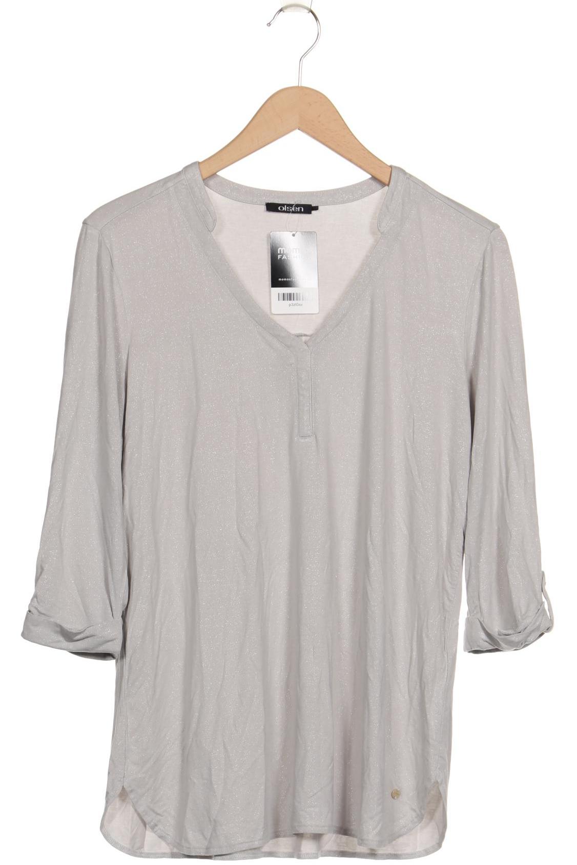 

Olsen Damen Langarmshirt, grau, Gr. 42