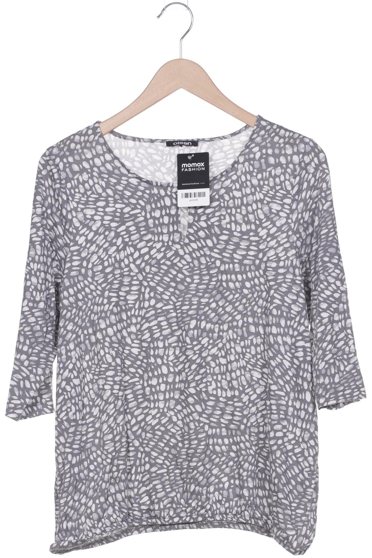 

Olsen Damen Langarmshirt, grau, Gr. 44