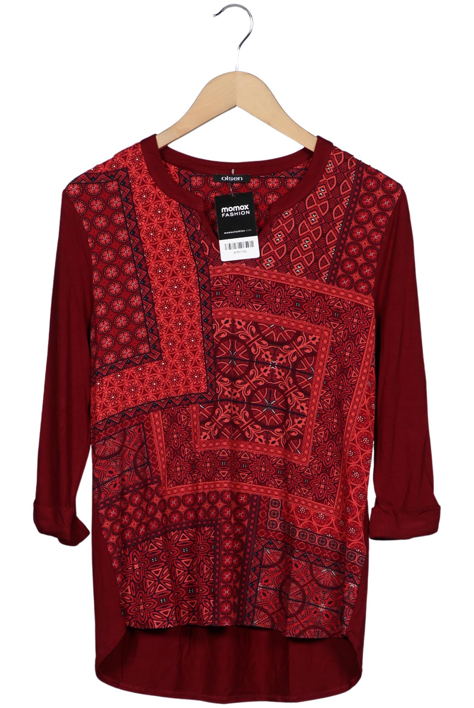 

Olsen Damen Langarmshirt, rot, Gr. 40