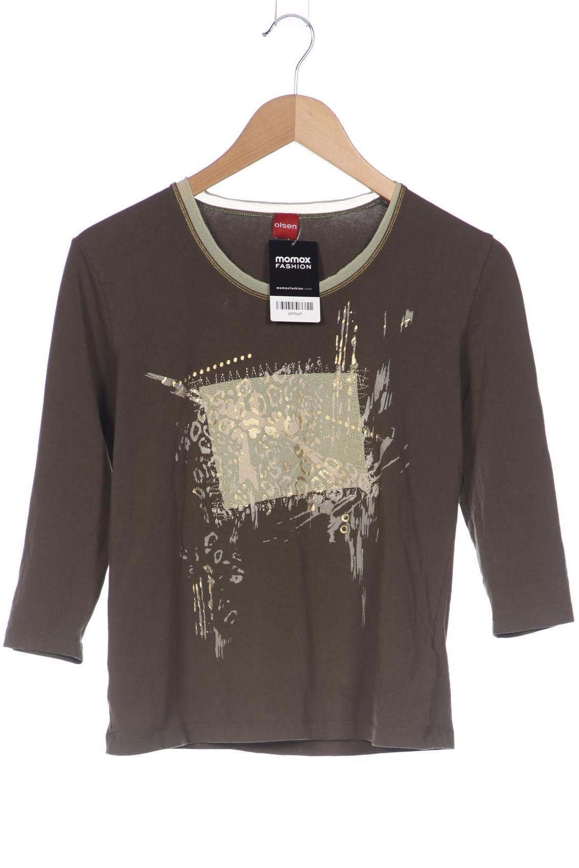 

Olsen Damen Langarmshirt, grün, Gr. 38