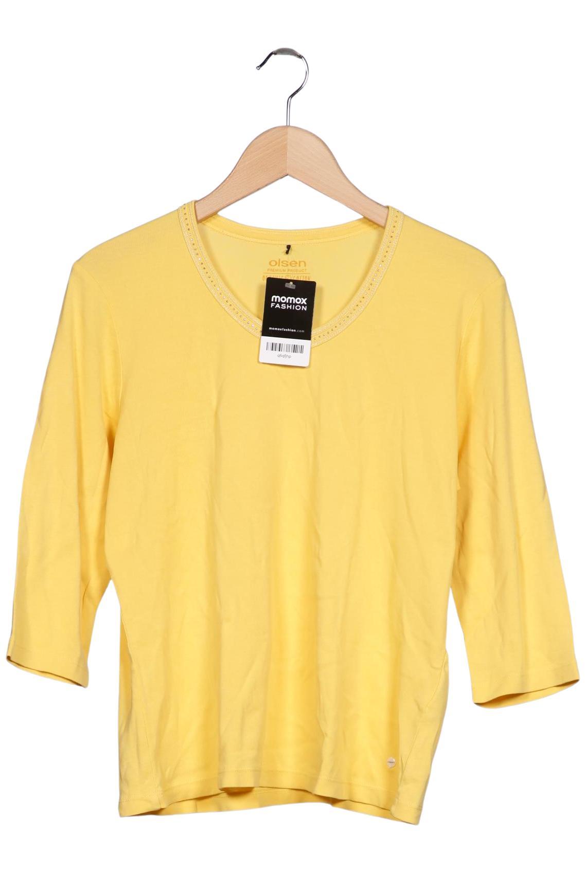 

Olsen Damen Langarmshirt, gelb, Gr. 42