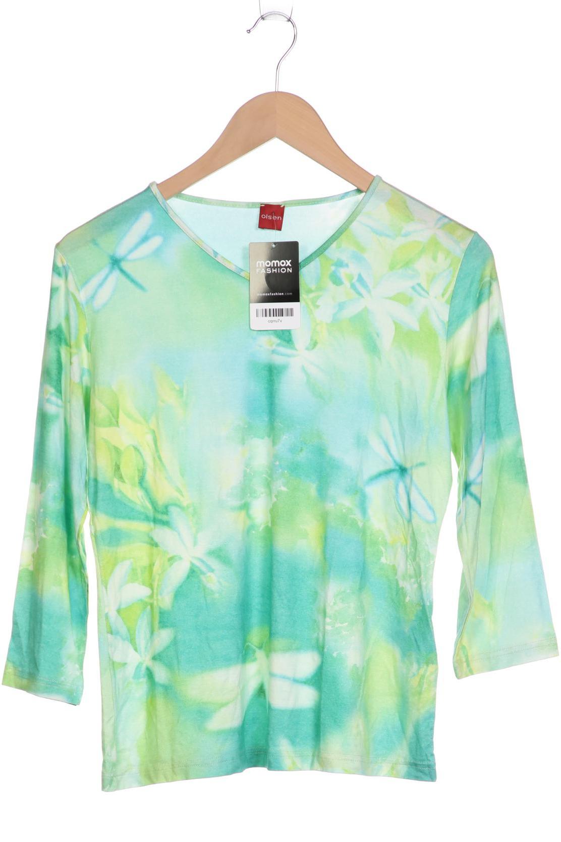

Olsen Damen Langarmshirt, grün, Gr. 38