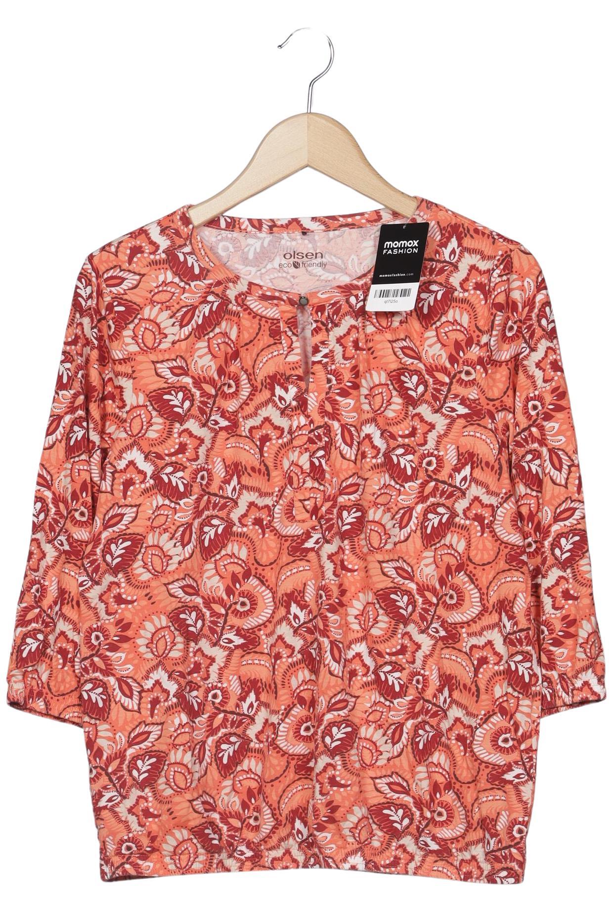 

Olsen Damen Langarmshirt, orange, Gr. 40