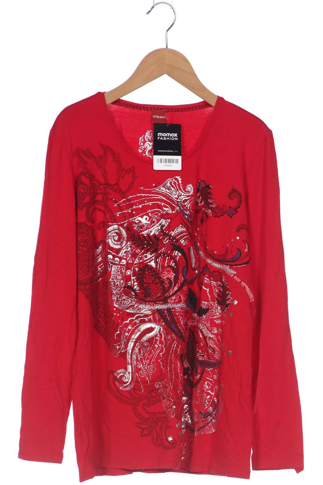 

Olsen Damen Langarmshirt, rot, Gr. 42